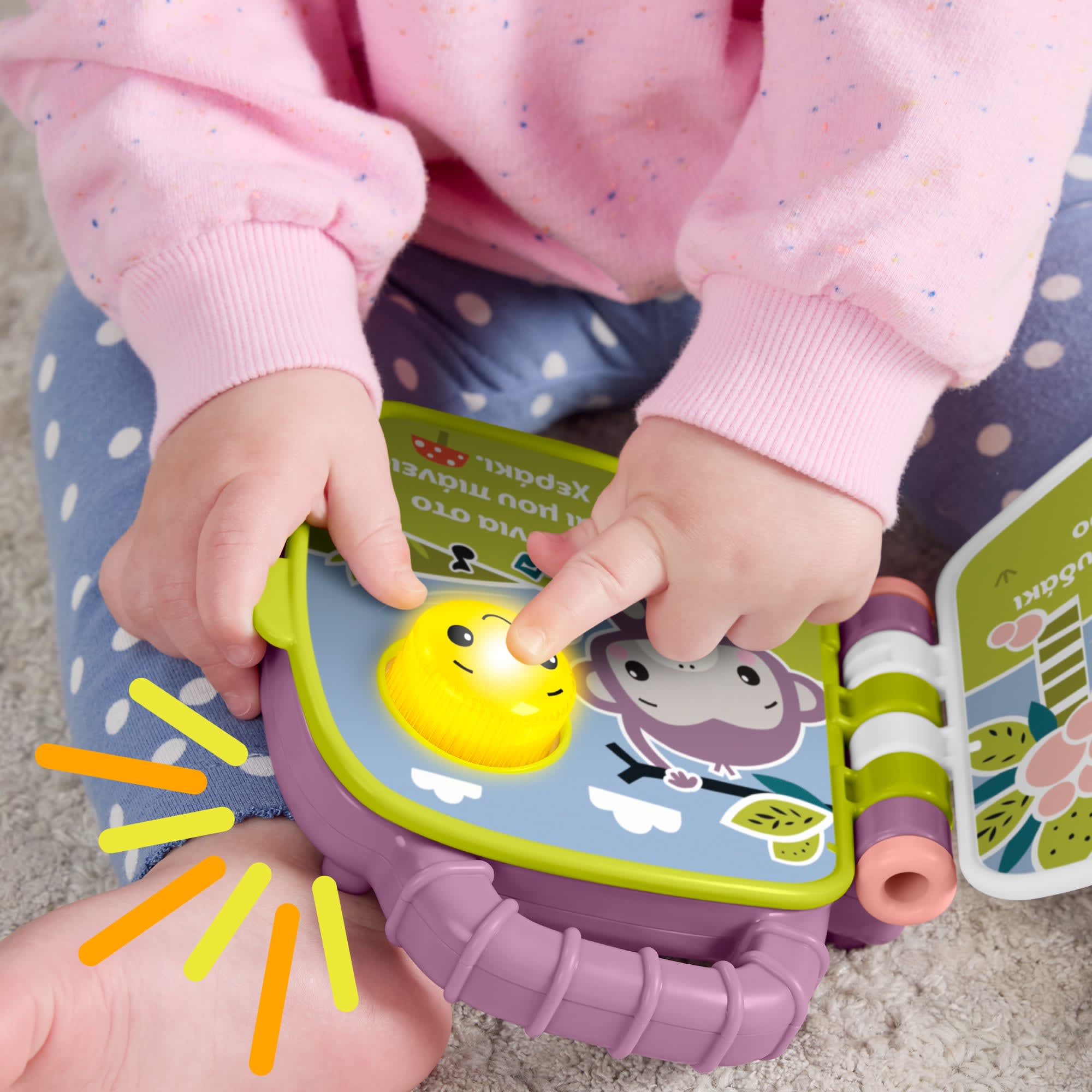 Fisher-Price Μουσικό Βιβλιαράκι Για Μωρά Και Νήπια Με Φωτάκια Και Ήχους, Ελληνική Έκδοση - Image 2