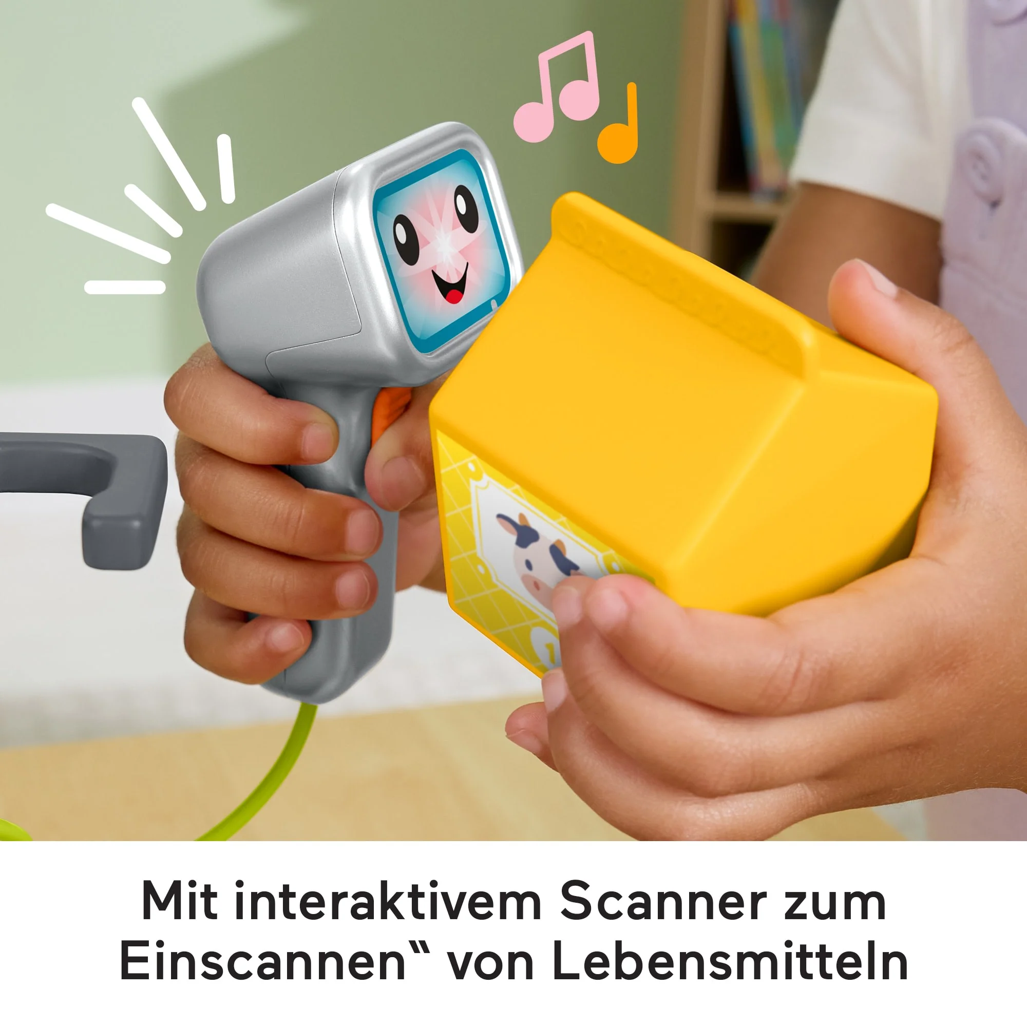 Fisher-Price Elektrisches Lernspielzeug Für Kleinkinder Lernspaß Meine Erste Spielkasse, Mehrsprachige Version - Image 5