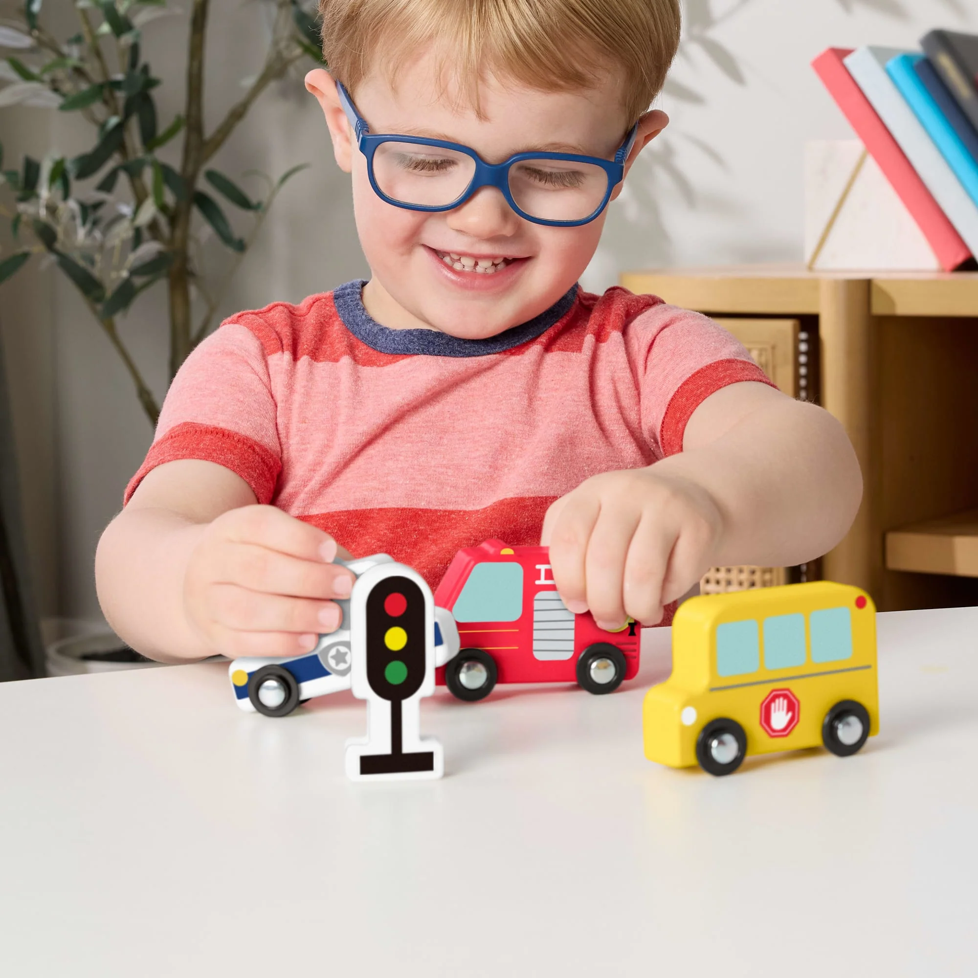 Fisher-Price-Mes Véhicules En Bois-Jouets À Pousser 4 Pièces - Image 2