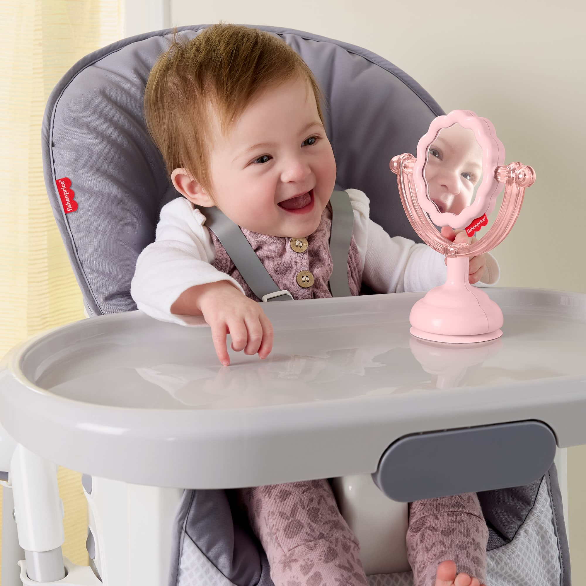 Fisher-Price Mini Me Moments Self-Care Sensory Set, 6-Piece Baby Rattle & Teether Toys - Image 4
