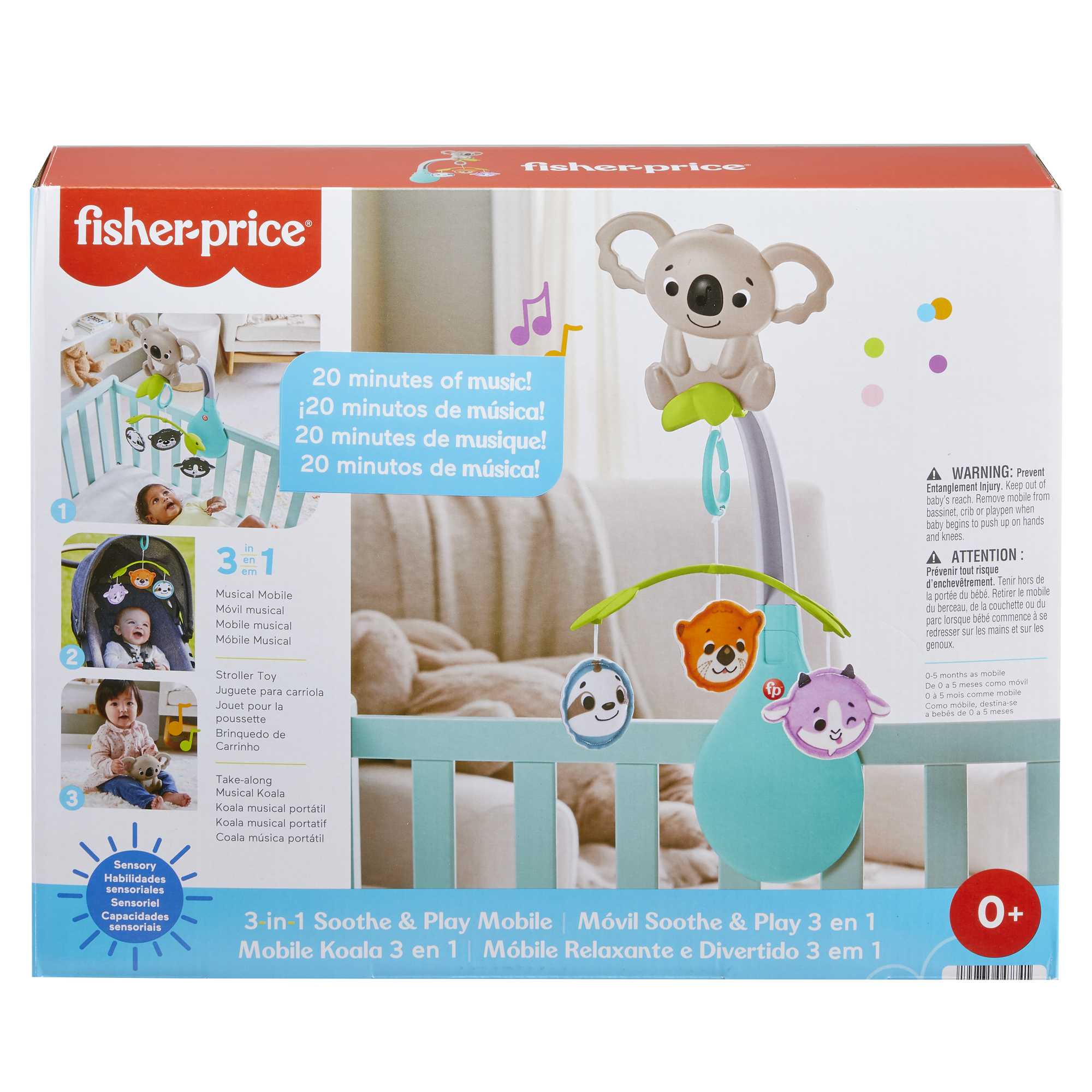 Fisher-Price – Mobile Animaux 3 En 1 - Image 6