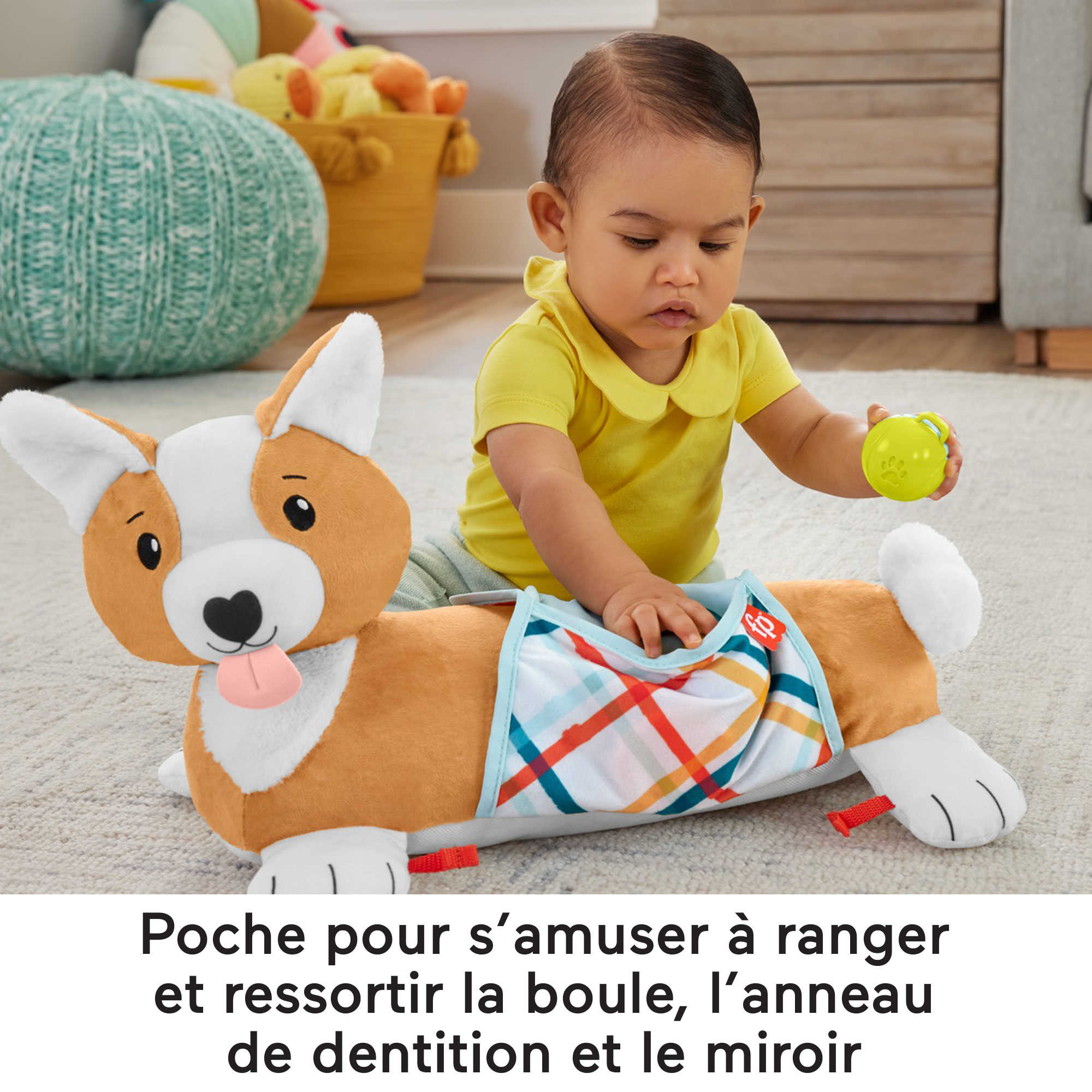 Fisher-Price – Mon Coussin Chiot D’Éveil 3 En 1 - Image 3