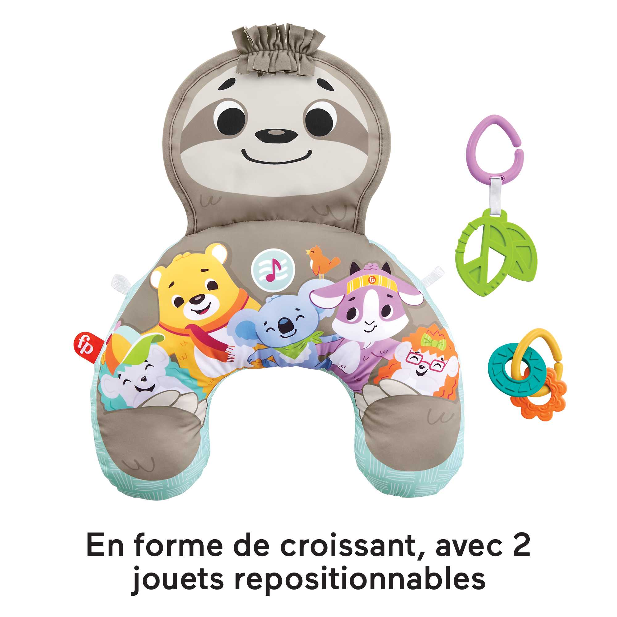 Fisher-Price - Mon Coussin D’Éveil Musical - Coussin D'Activités - Dès La Naissance - Image 4