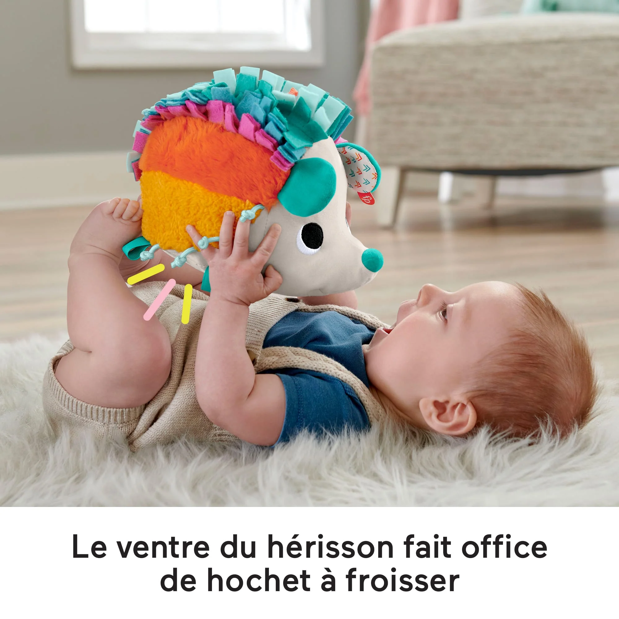 Fisher-Price - Mon Petit Hérisson Sensoriel - Jouet D'Éveil - Dès La Naissance - Image 5