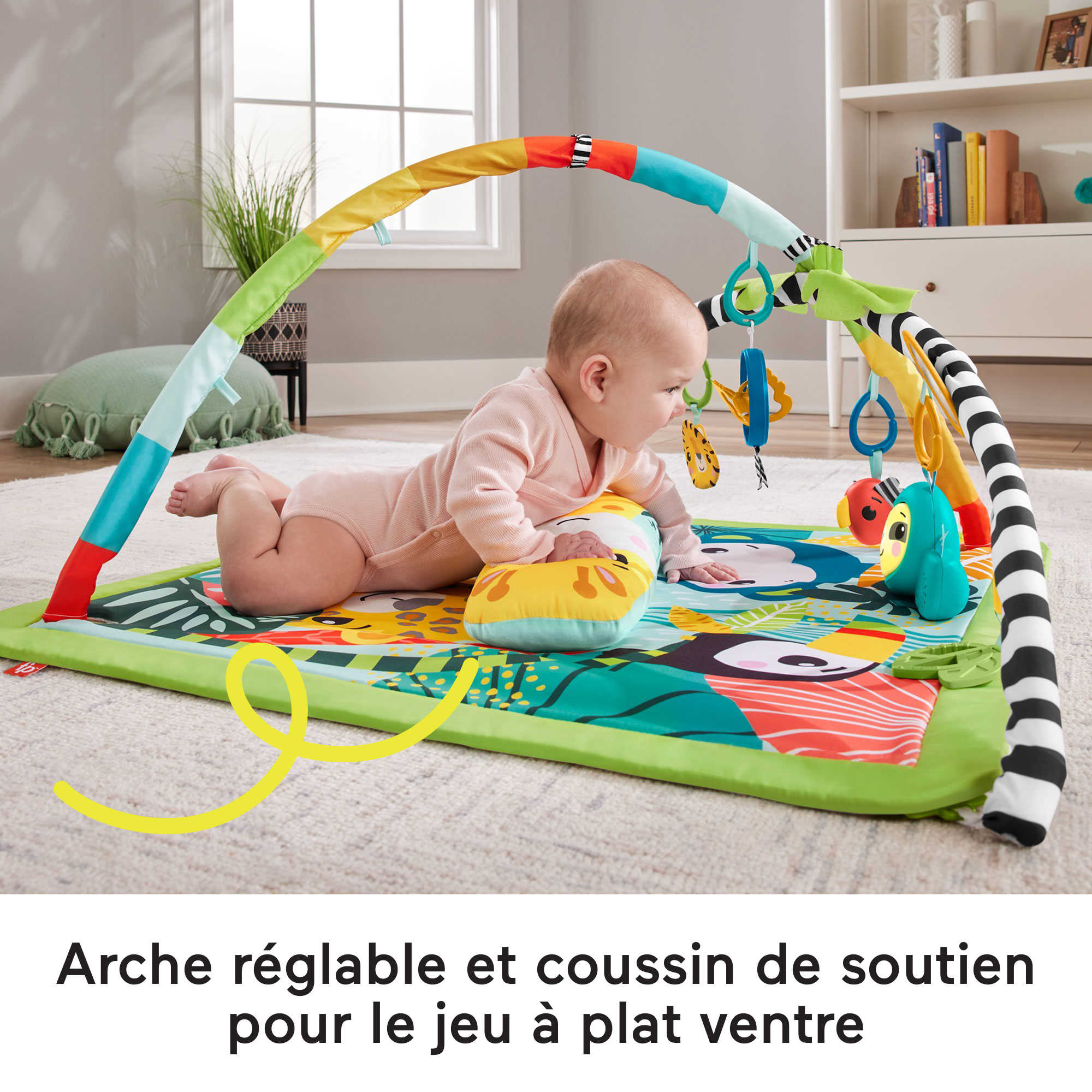Fisher-Price - Mon Tapis De La Jungle 2.0 - Jouet D'Éveil - 18 Mois Et + - Image 3