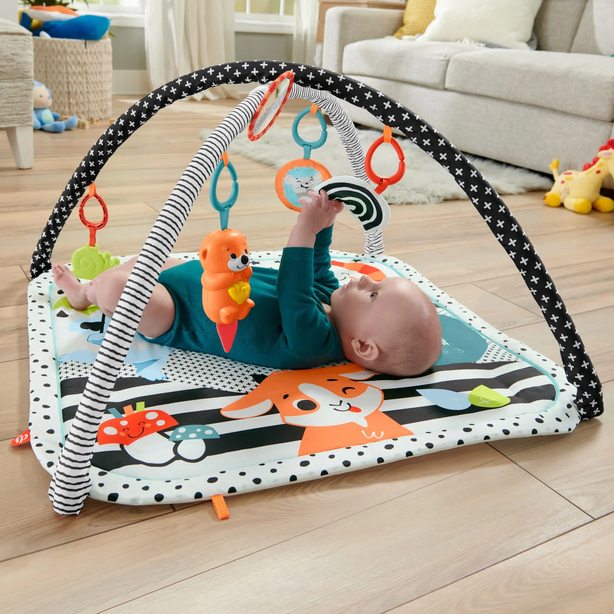Fisher-Price - Mon Tapis D'Activités 3 En 1 Sensoriel - Tapis Bébé - Dès La Naissance - Image 4