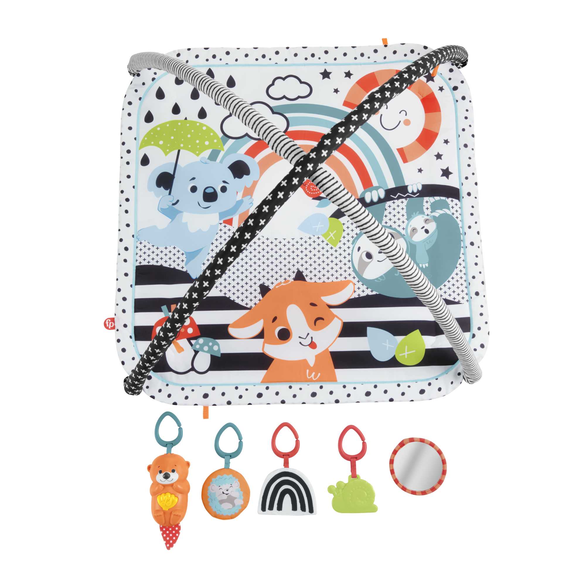 Fisher-Price - Mon Tapis D'Activités 3 En 1 Sensoriel - Tapis Bébé - Dès La Naissance - Image 7