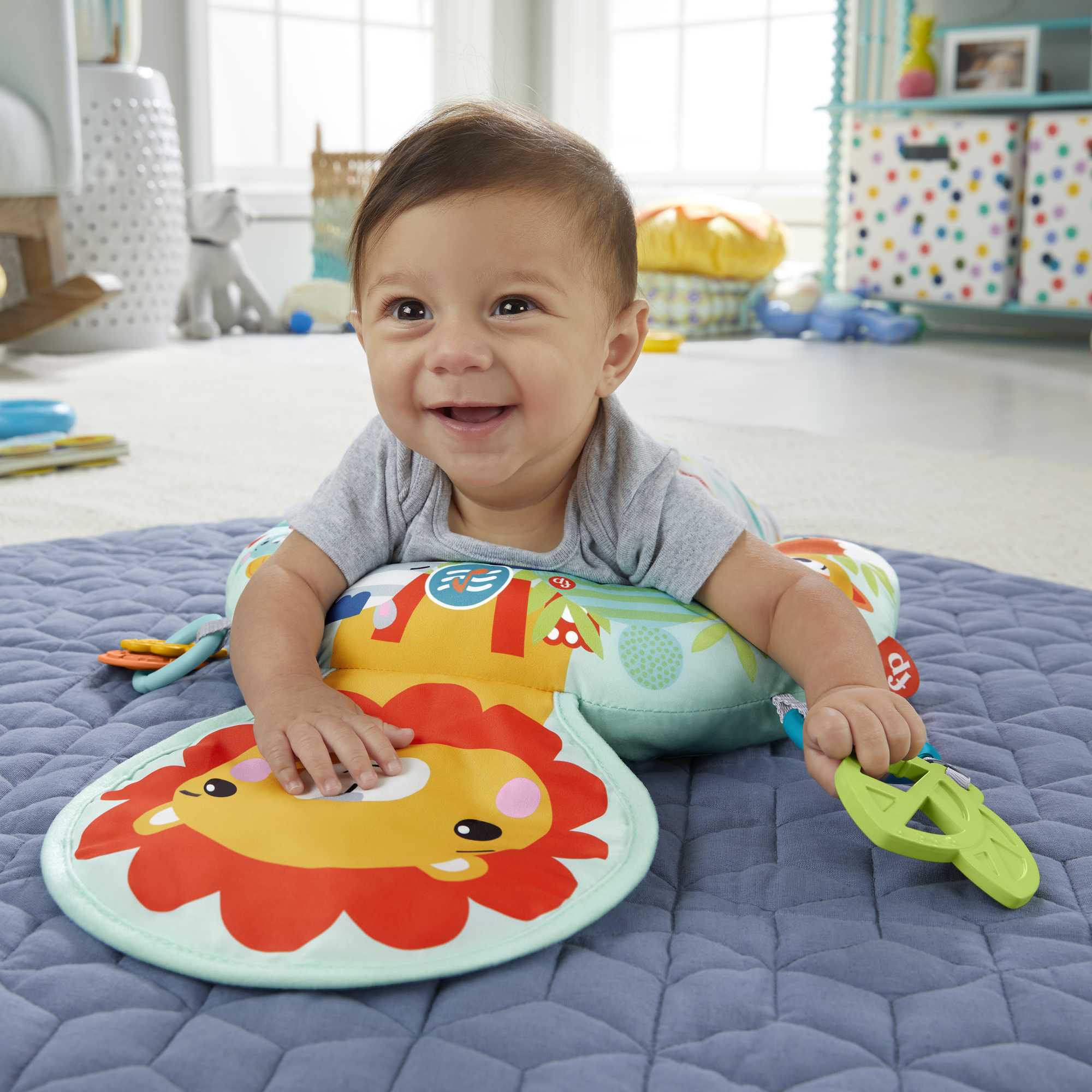 Fisher-Price Music & Vibe Lion Tummy Wedge - Image 2