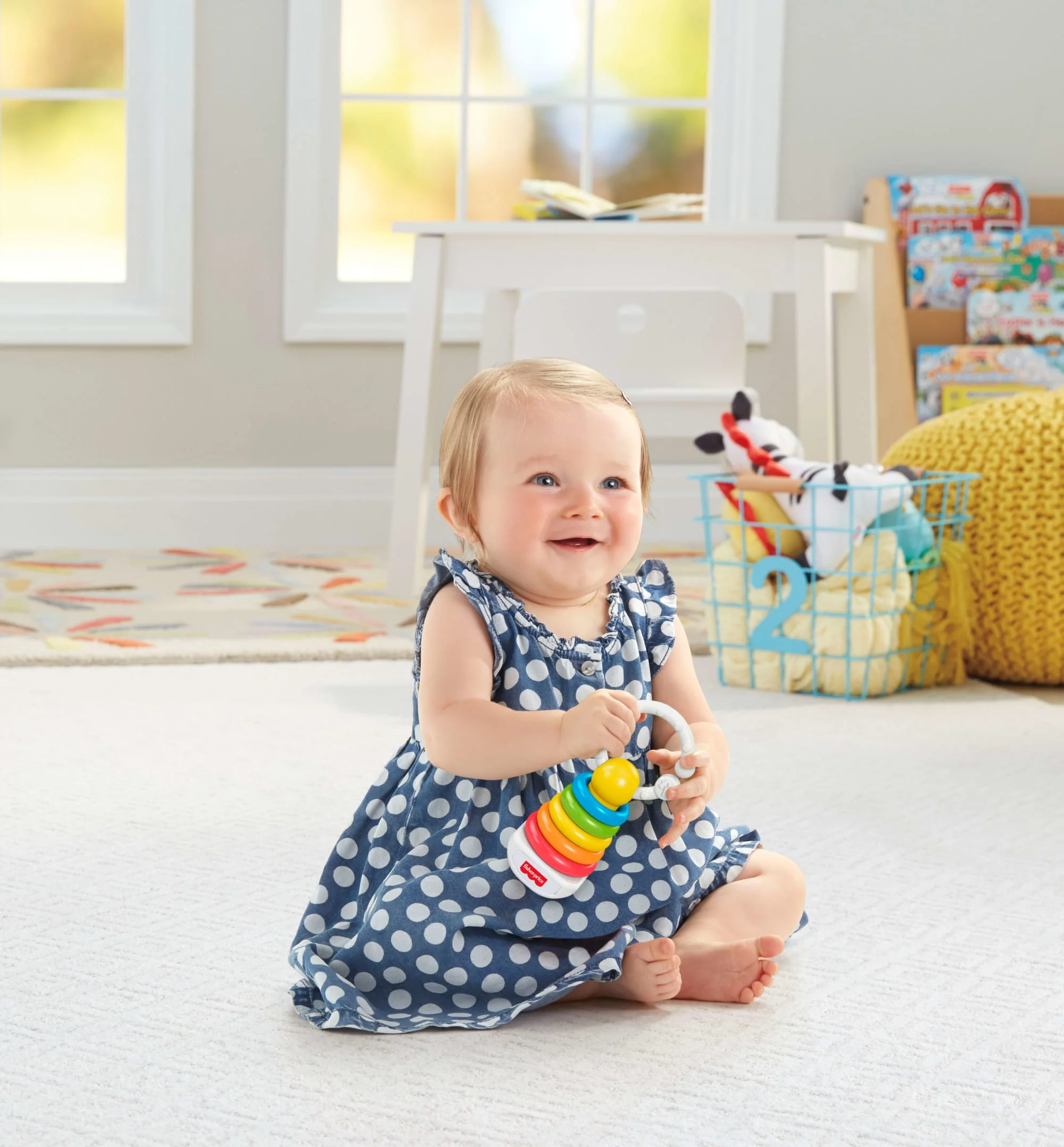Fisher-Price Newborn Classic 2-Pack, Baby Rattle & Sensory Activity Toys For Developmental Play - Image 2
