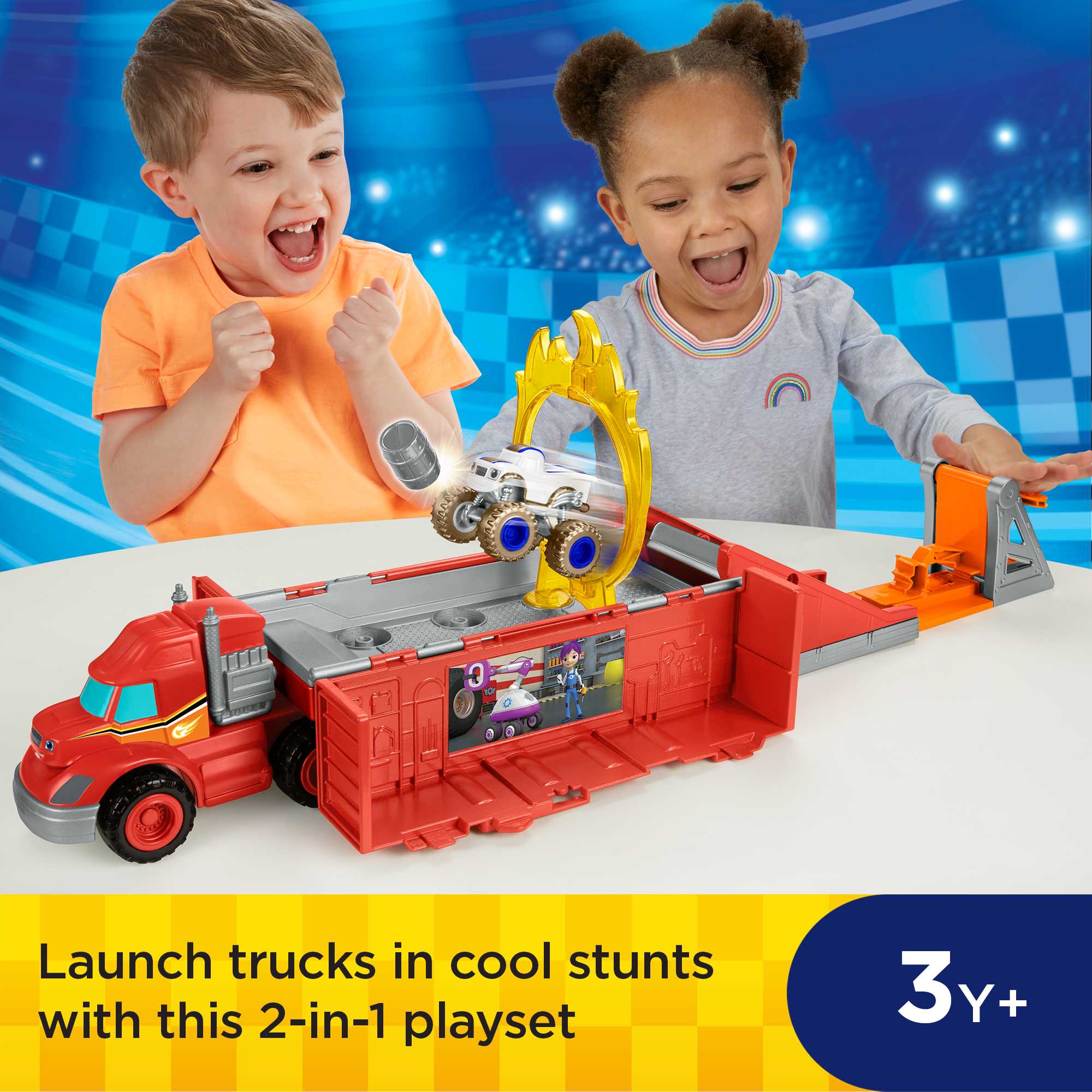 Fisher-Price Nickelodeon Blaze and the Monster Machines Launch & Stunts Hauler - Image 2