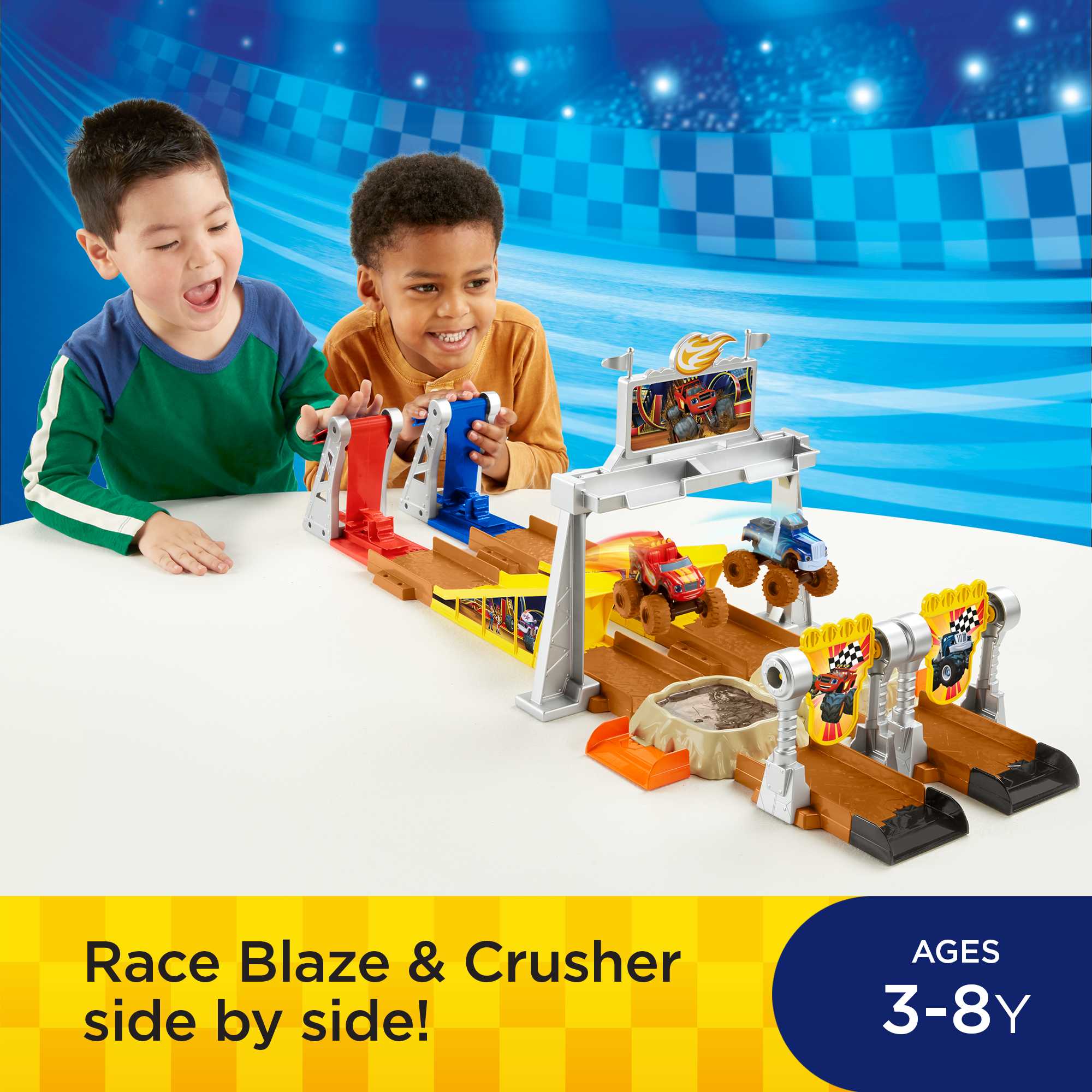 Fisher-Price Nickelodeon Blaze and the Monster Machines Mud Pit Race Track - Image 2