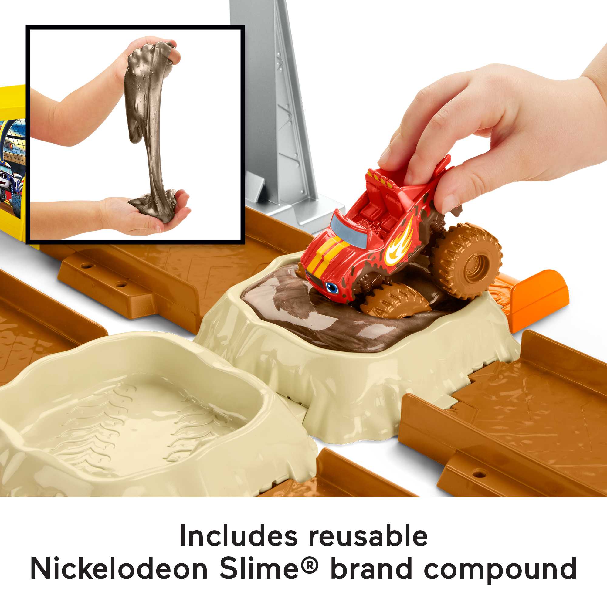 Fisher-Price Nickelodeon Blaze and the Monster Machines Mud Pit Race Track - Image 4