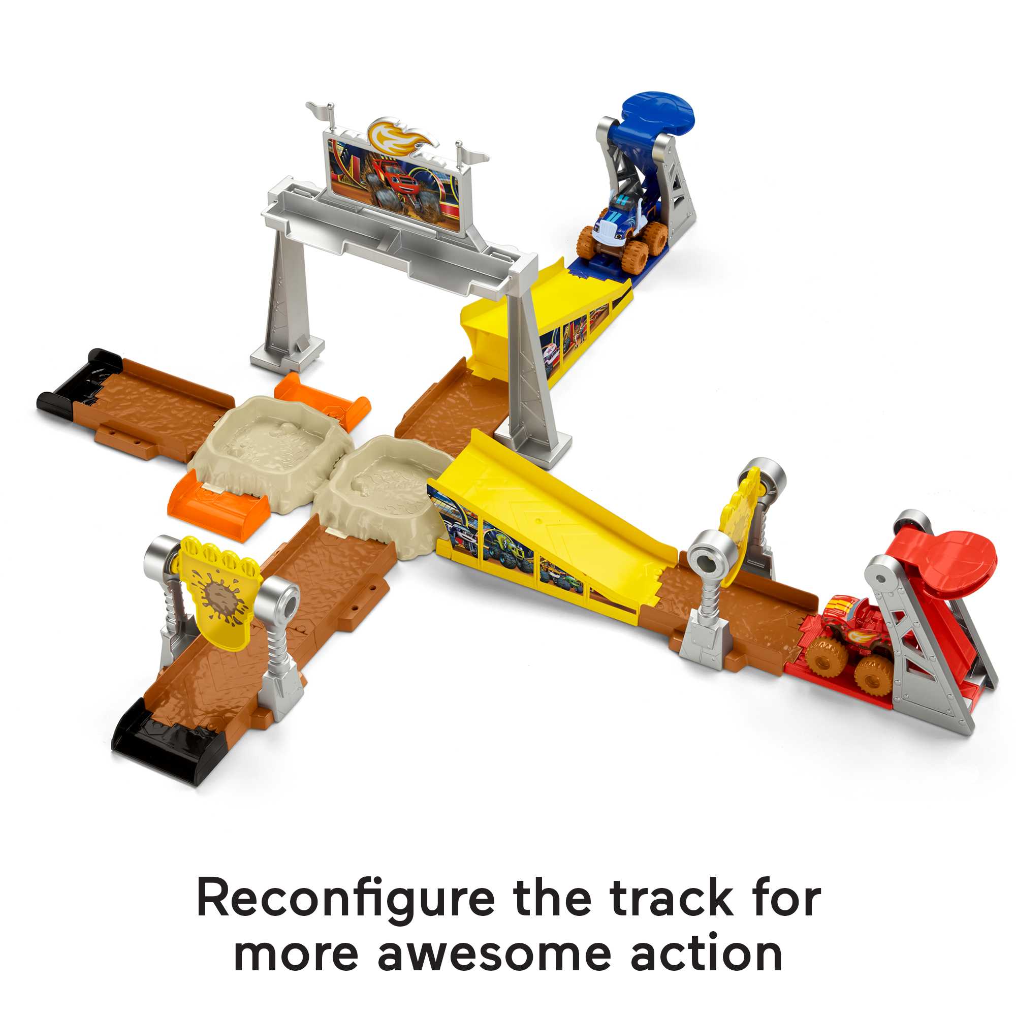 Fisher-Price Nickelodeon Blaze and the Monster Machines Mud Pit Race Track - Image 5