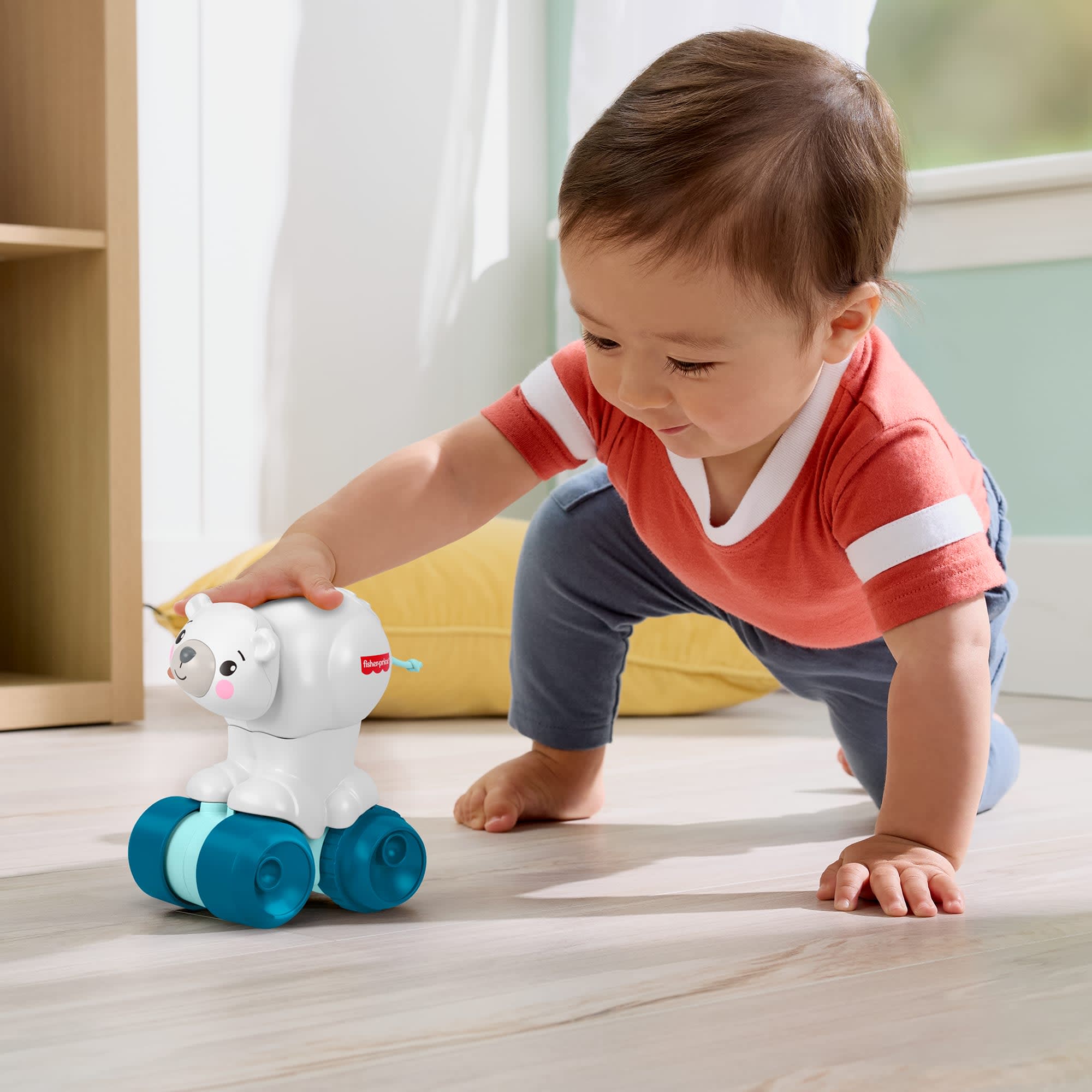 Fisher-Price-Ours Polaire À Poursuivre-Jouet D’Éveil Pour Bébé - Image 2