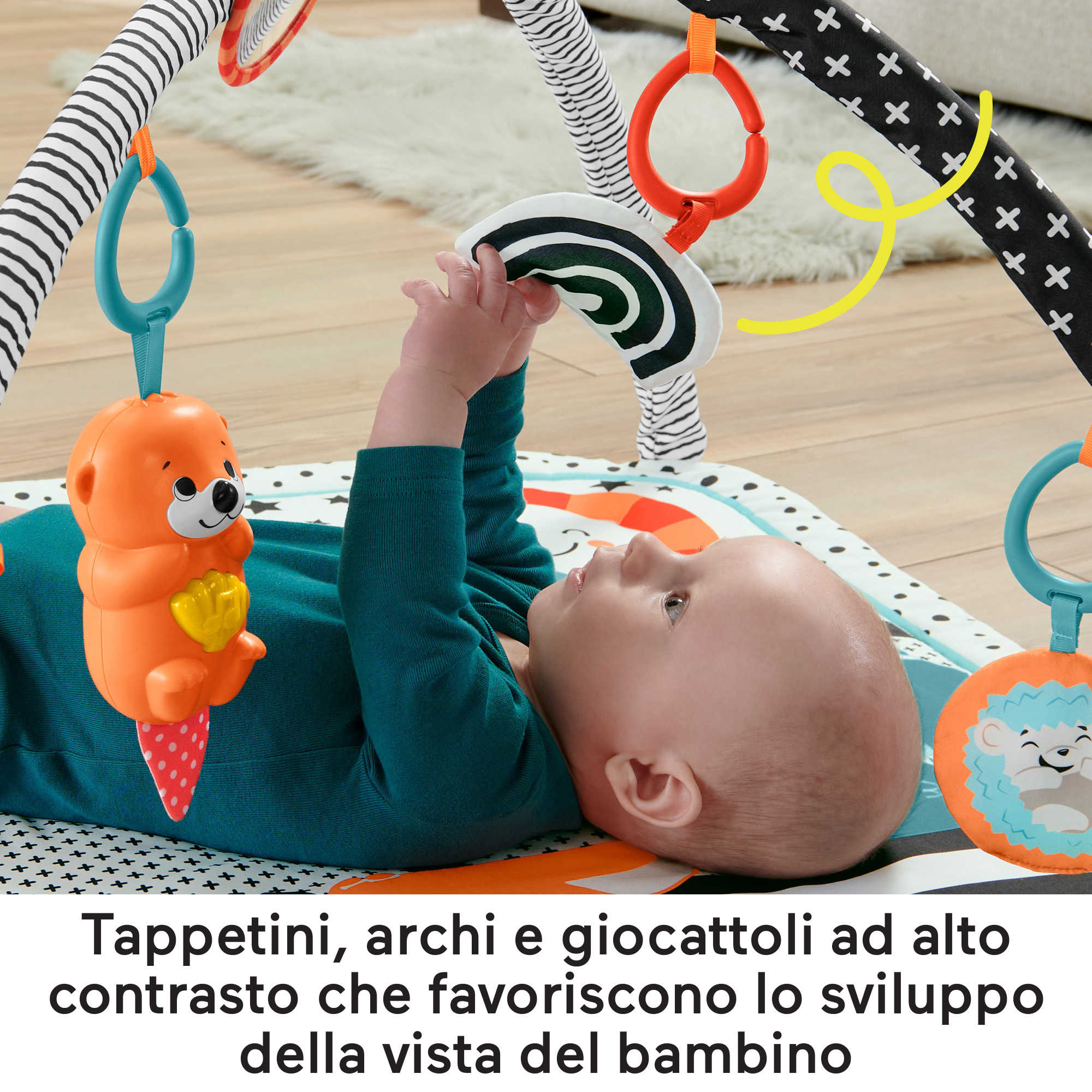 Fisher-Price Palestrina Luci E Suoni Degli Amici Animali 3-In-1, Tappetino Gioco - Image 4