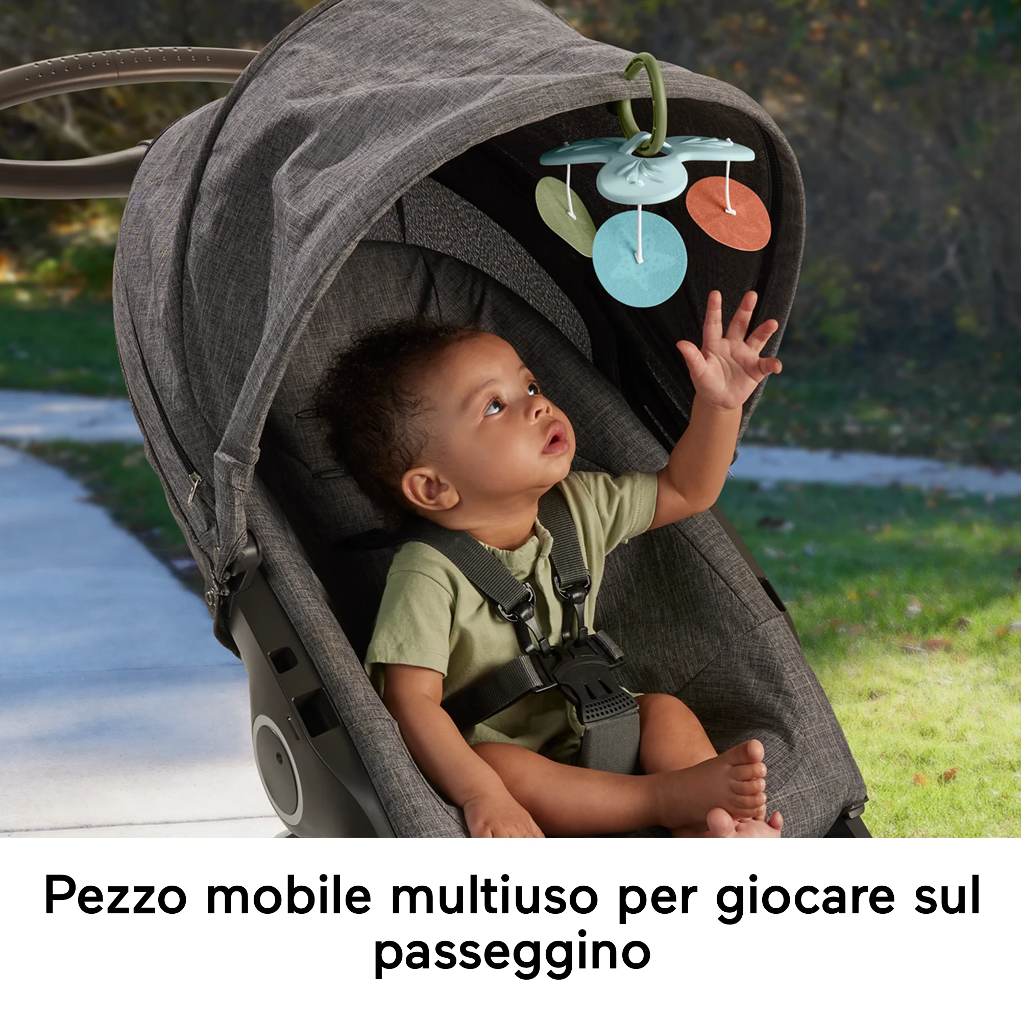 Fisher-Price Palestrina Neonato Multisensoriale E Tappetino Per Bambini Con 6 Giocattoli Sensoriali Portatili - Image 5