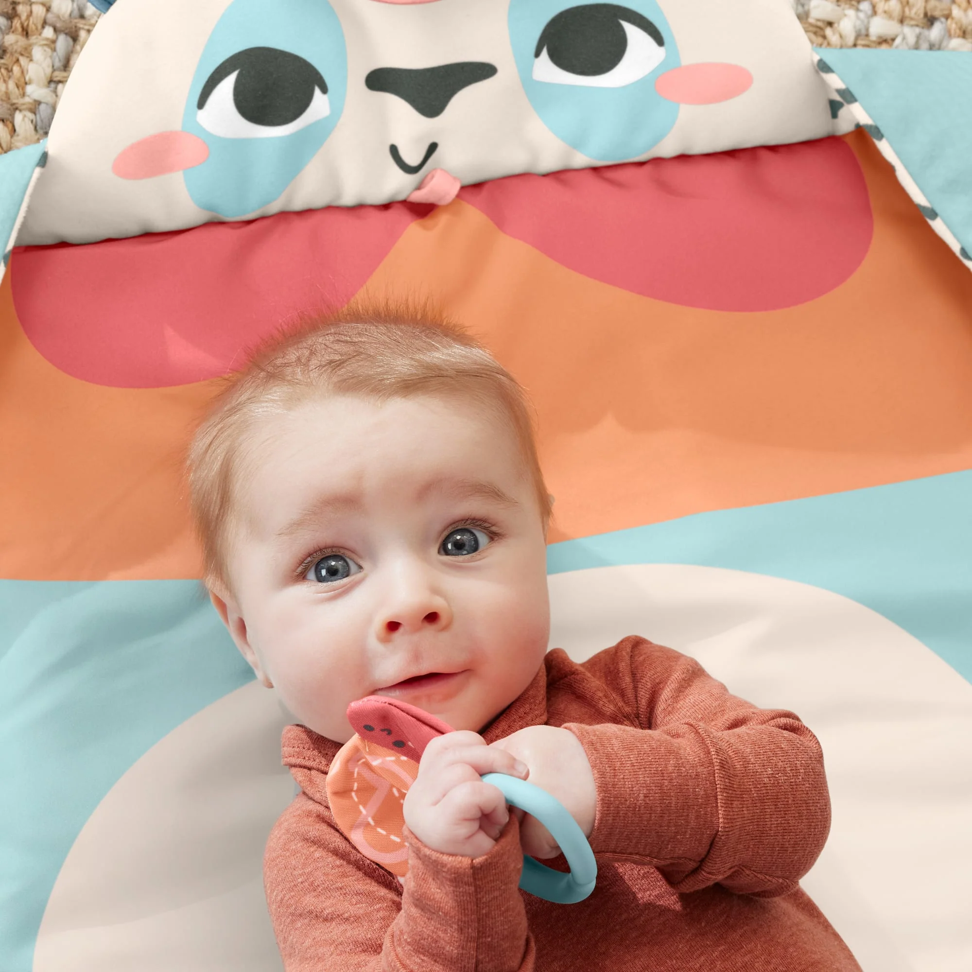 Fisher-Price Planet Friends Panda Speel-En Wiebel Activiteitenmat Met 2 Speeltjes - Image 3