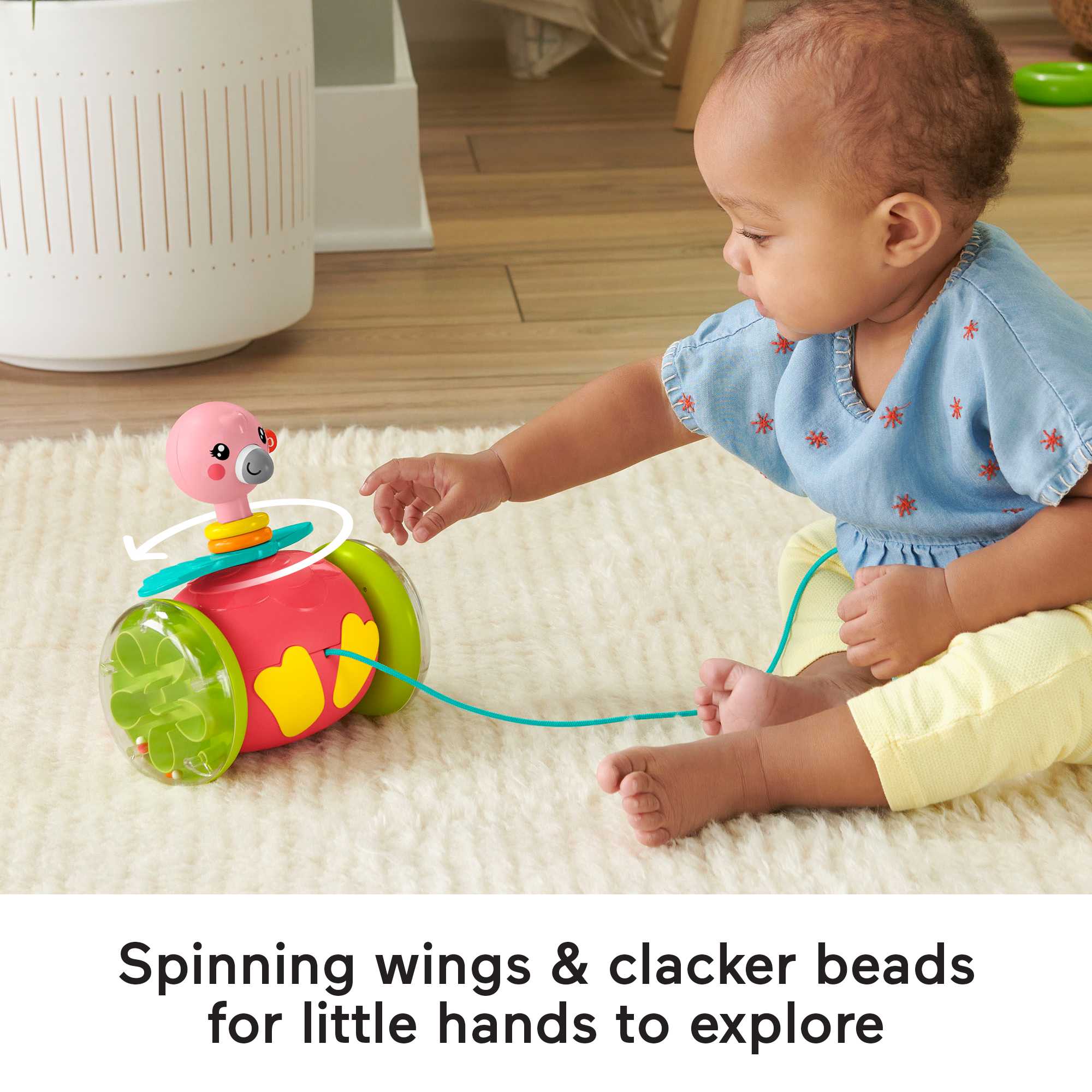Fisher-Price Paradise Pals Pull-Along Flamingo - Image 4