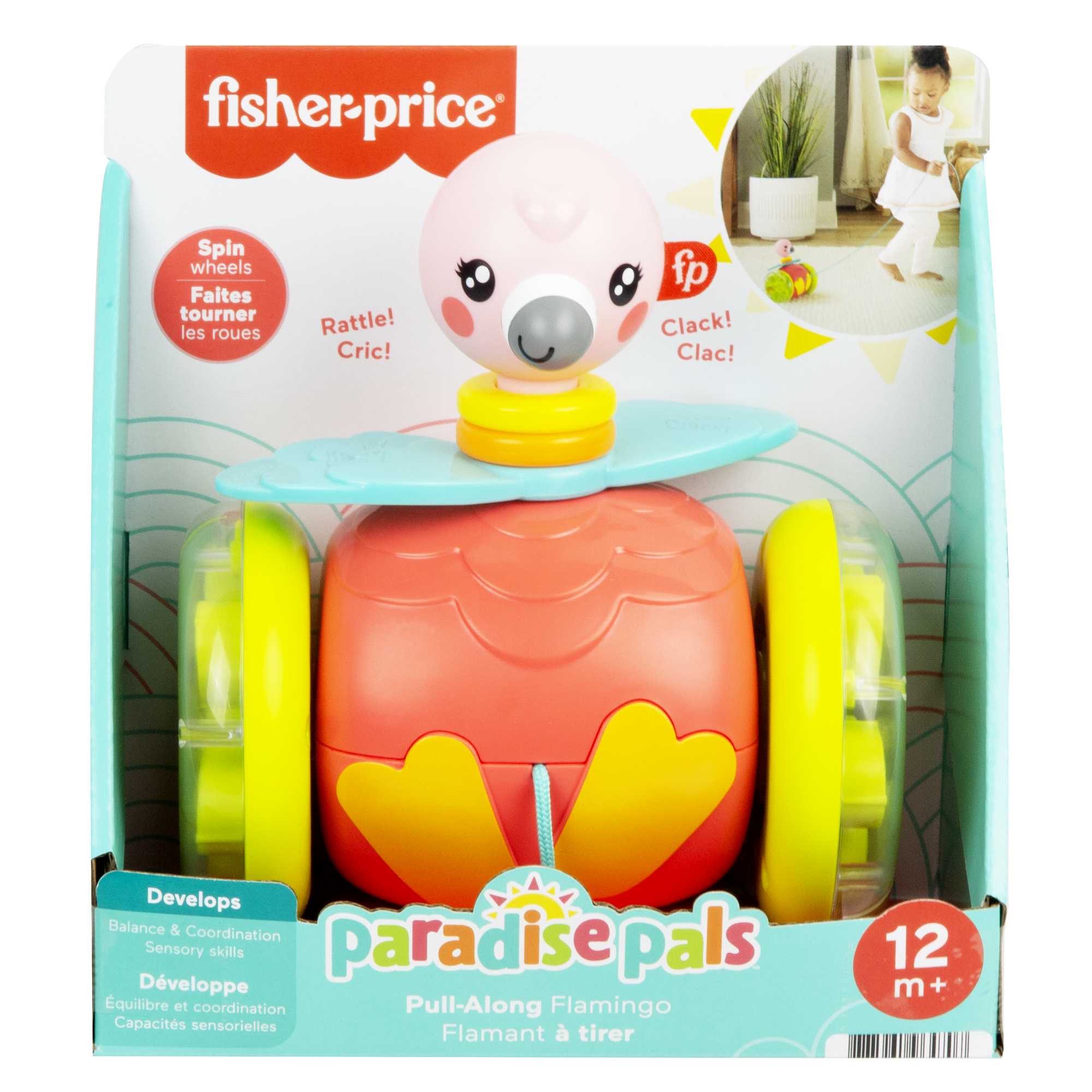 Fisher-Price Paradise Pals Pull-Along Flamingo - Image 6