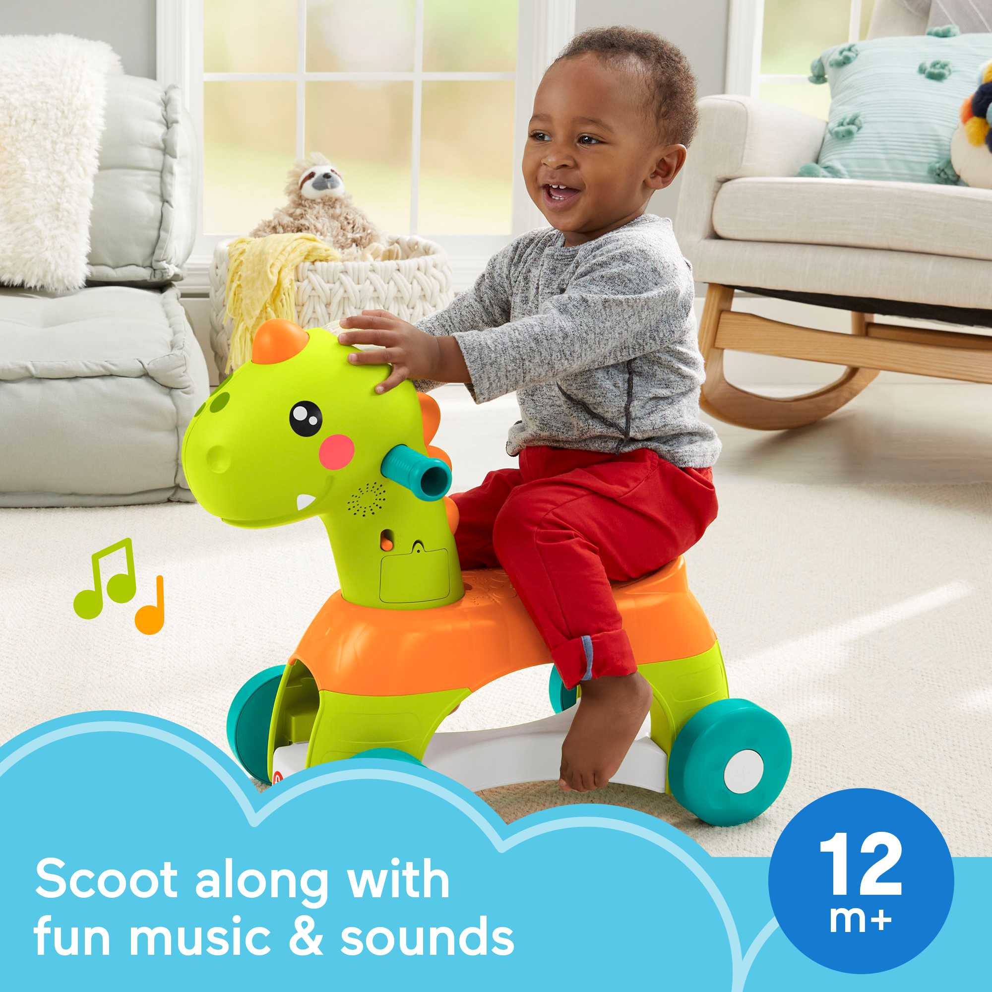 Fisher-Price Paradise Pals Roll & Roar Dino - Image 2