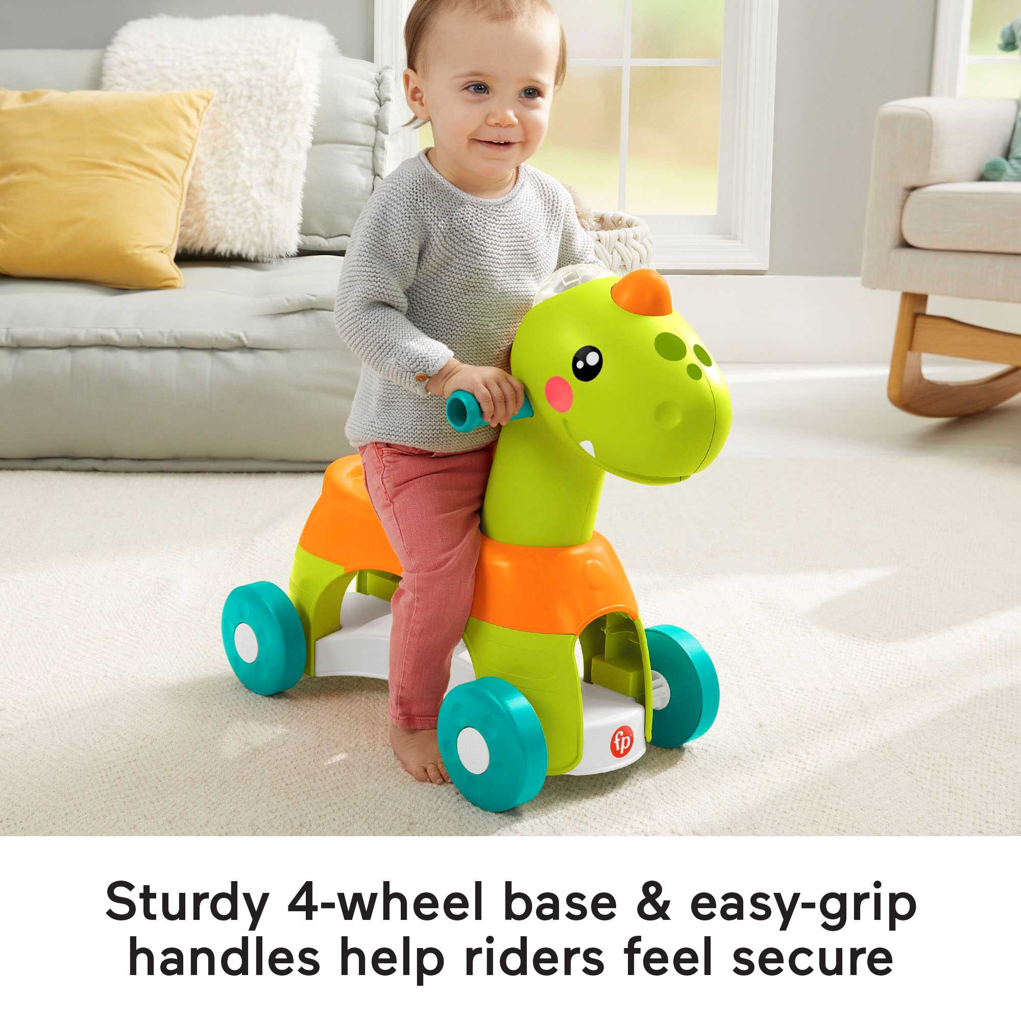 Fisher-Price Paradise Pals Roll & Roar Dino - Image 4
