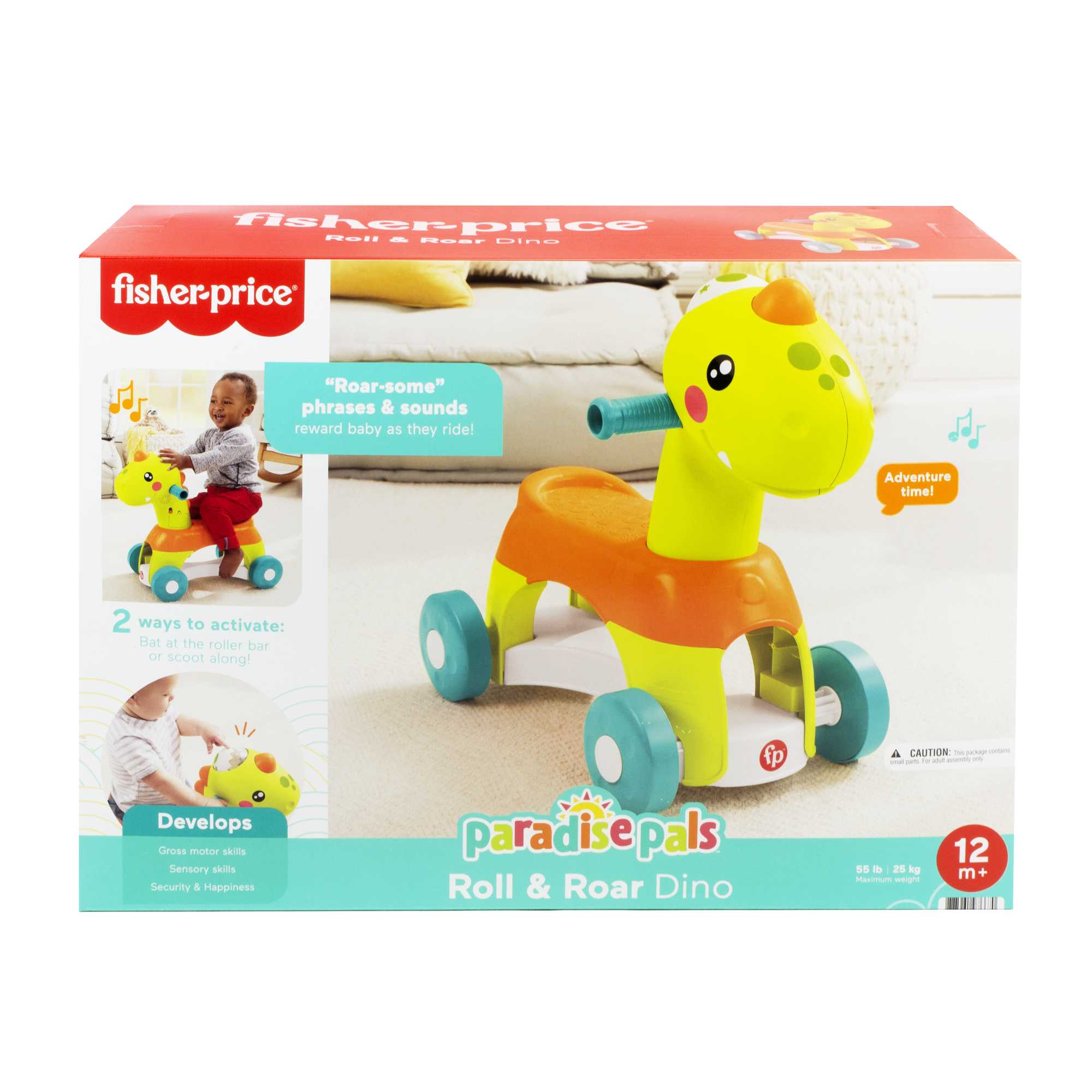 Fisher-Price Paradise Pals Roll & Roar Dino - Image 6