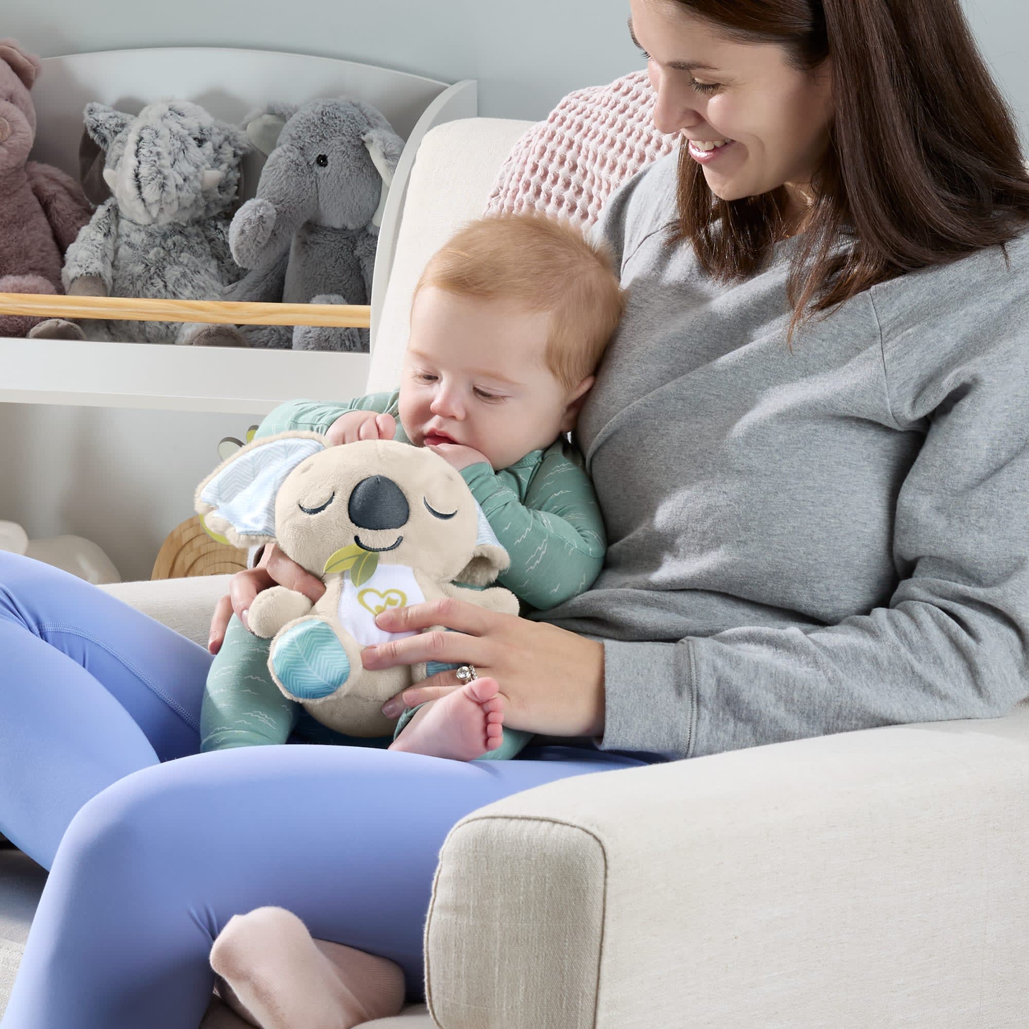 Peluche De Koala Para Llevar De Paseo De Fisher-Price, Altavoz Portátil De Peluche Para Recién Nacidos - Image 3