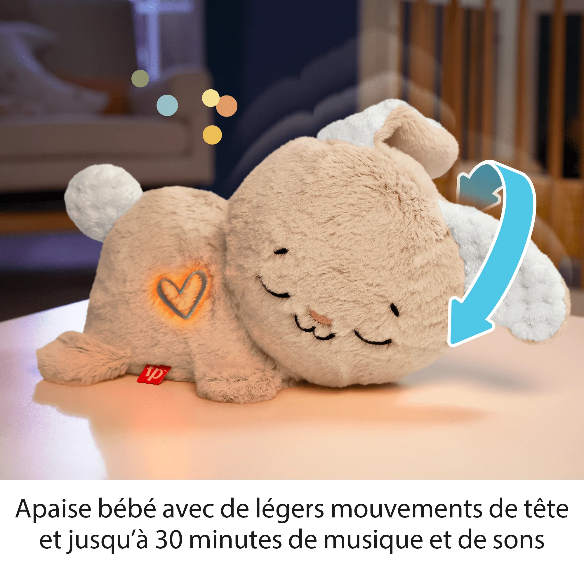 Fisher-Price - Mon Lapin Super Dodo - Peluche Veilleuse Personnalisable - Image 3
