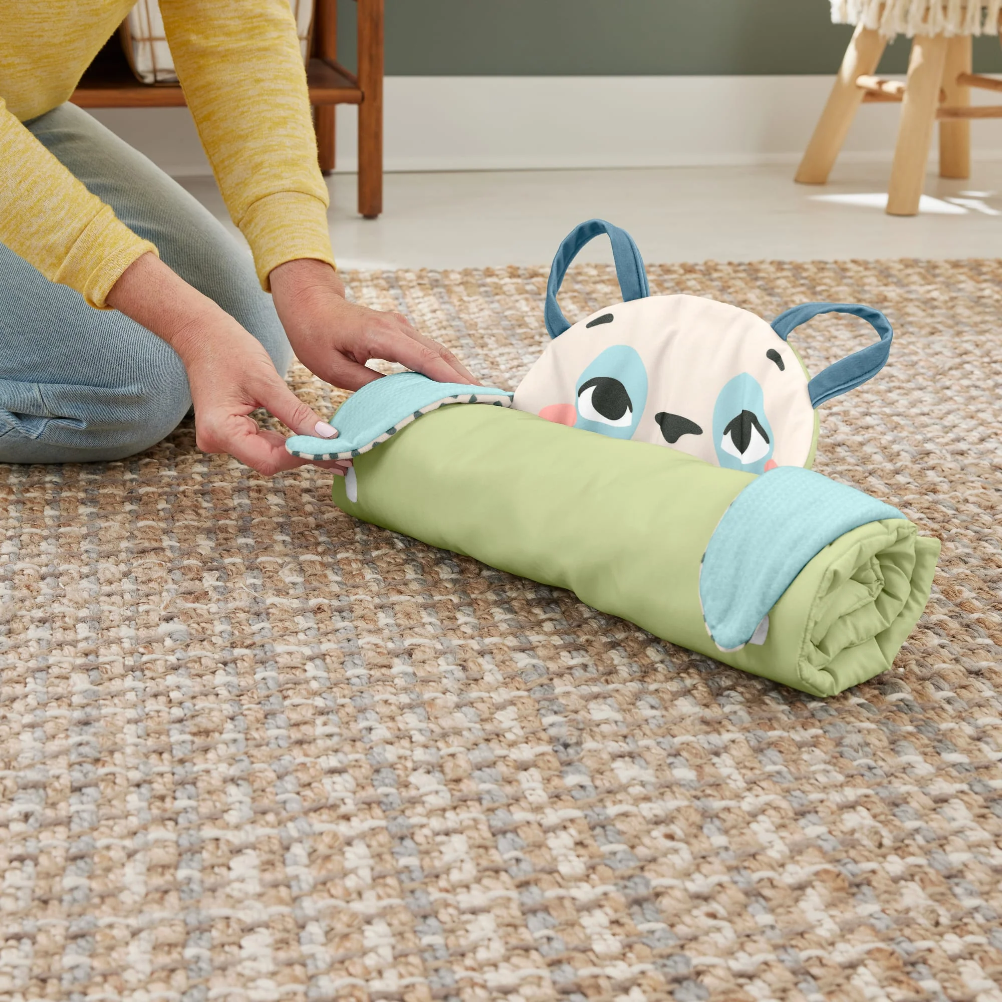 Fisher-Price Planet Friends Mata Wesoła Panda 3w1 Sensoryczna mata edukacyjna dla niemowląt - Image 5