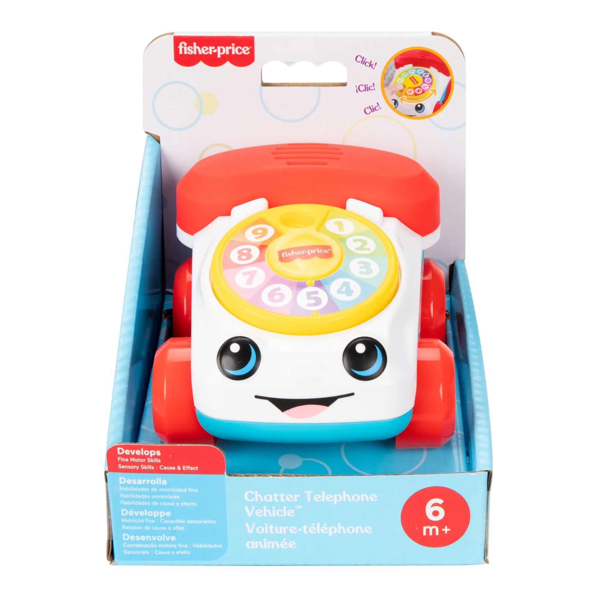 Fisher-Price Plappertelefon-Fahrzeug Schiebespielzeug Mit Geräuschen Für Babys Und Kleinkinder - Image 6
