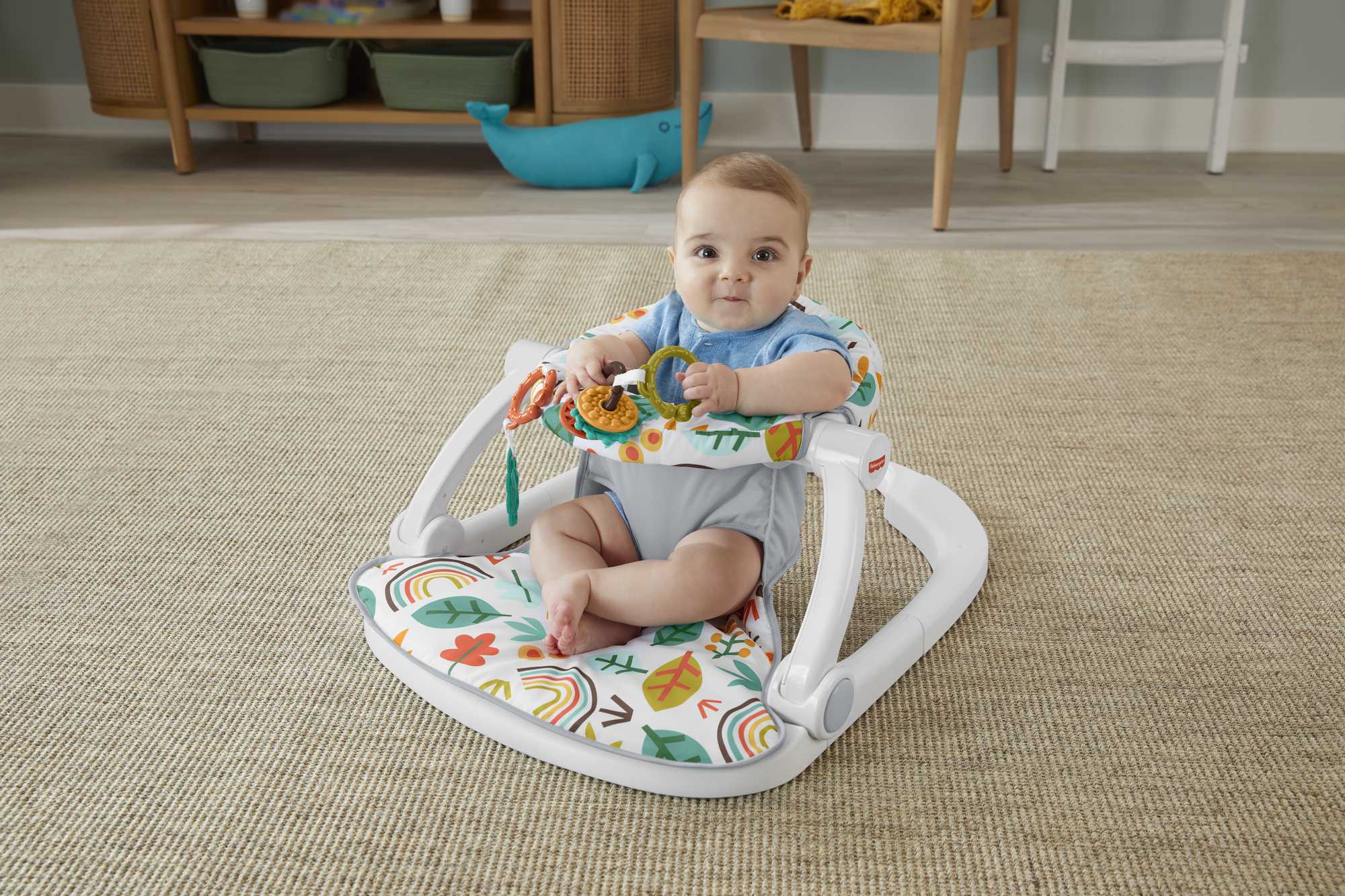 Fisher-Price Portable Baby Chair with Toys - Image 2