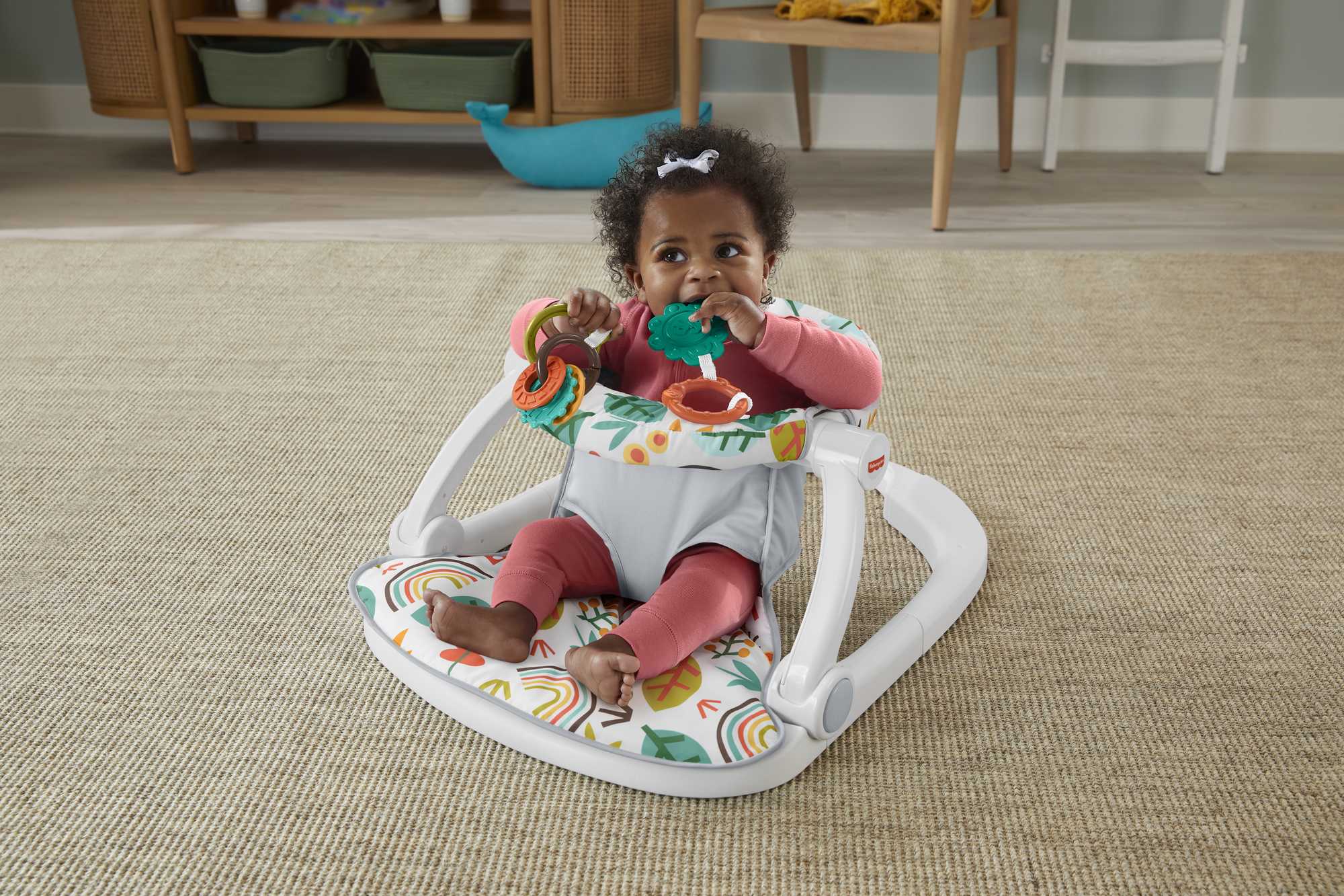 Fisher-Price Portable Baby Chair with Toys - Image 3