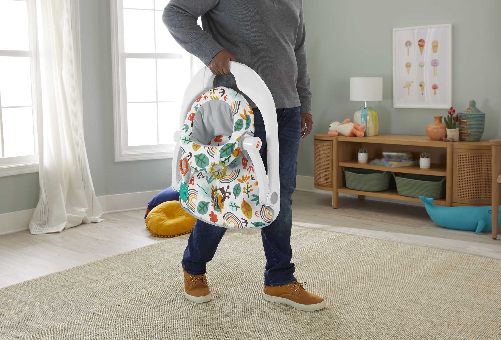 Fisher-Price Portable Baby Chair with Toys - Image 5