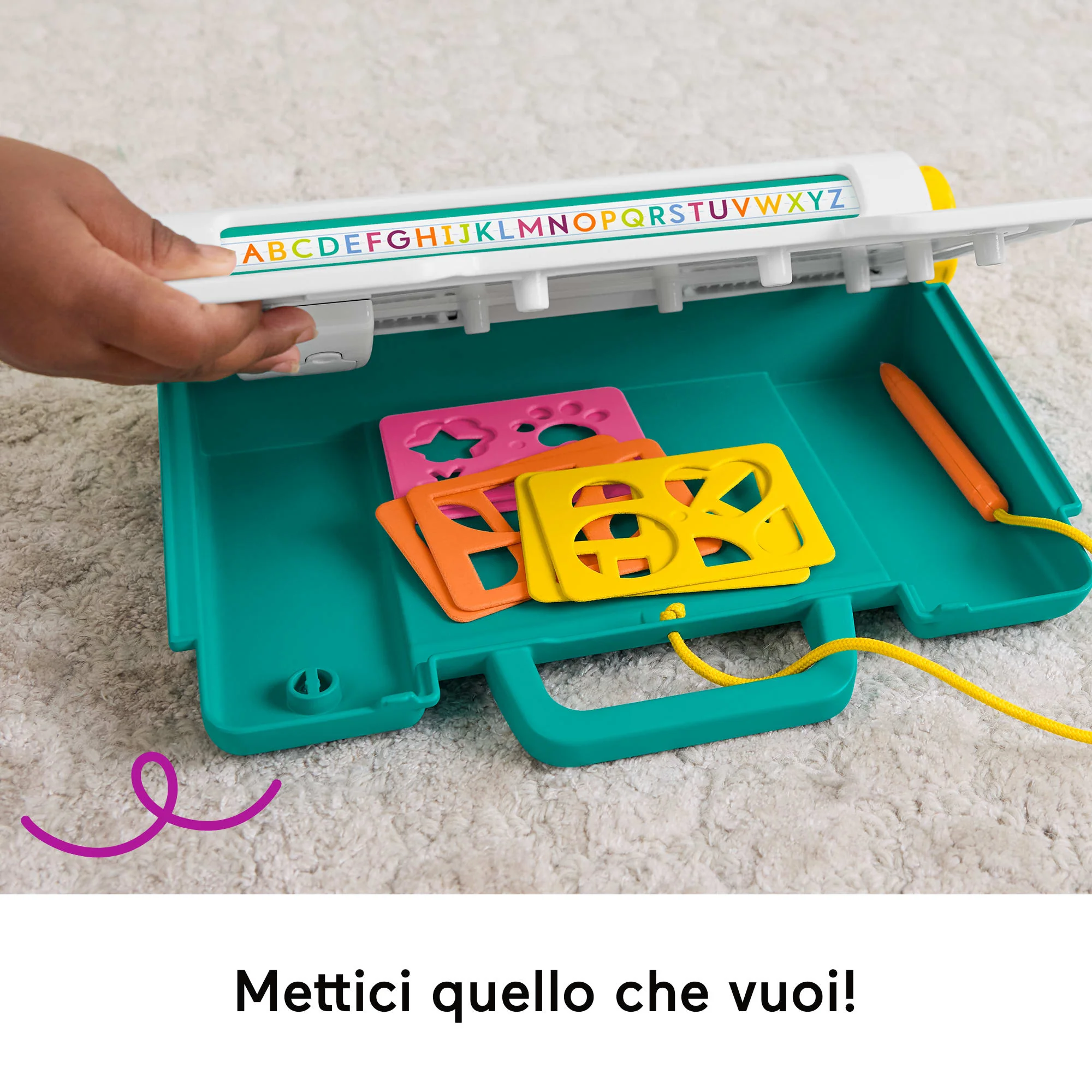 Fisher-Price Postazione Impara E Scarabocchia, Tablet Ordinato Per Disegno E Scrittura Con Schermo Lcd Per Bambini - Image 5