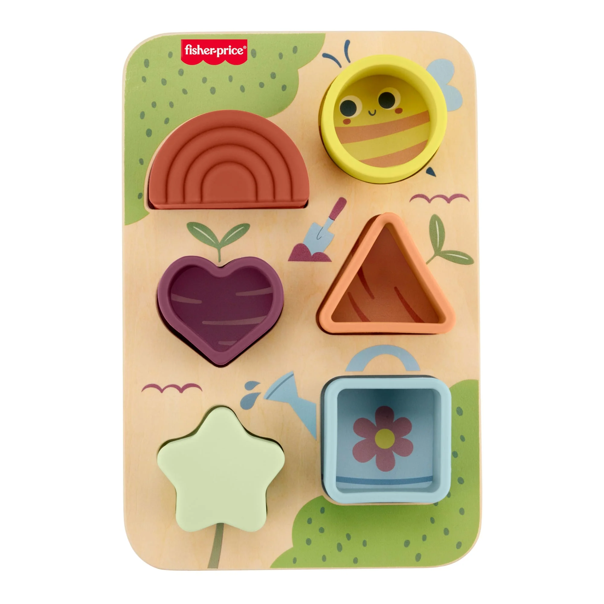 Fisher-Price-Puzzle Triage Et Éveil En Bois Et Silicone-Jouet De Motricité Fine - Image 6