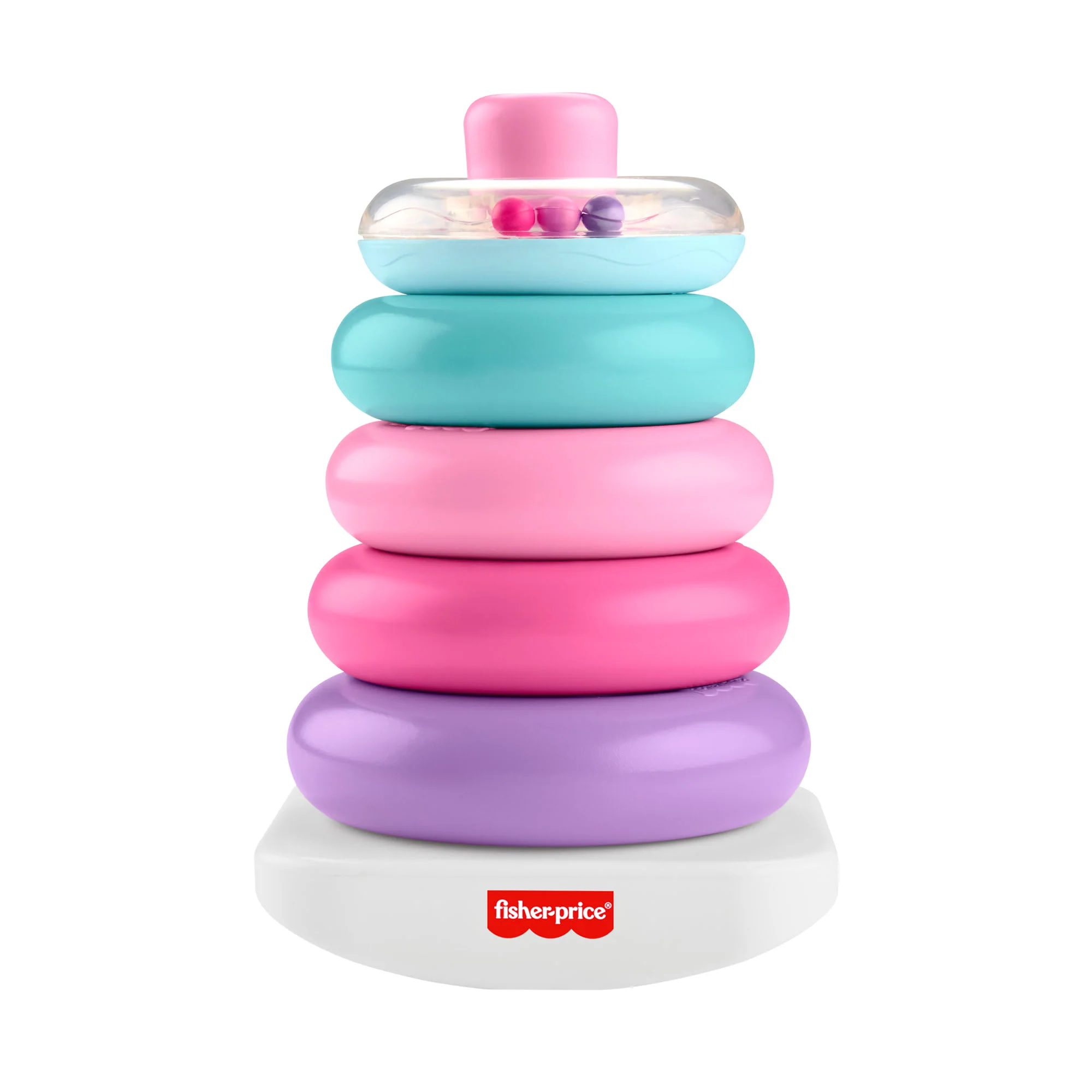 Fisher-Price-Pyramide Arc-En-Ciel-Jouet D’Éveil À Empiler Pour Bébés - Image 5