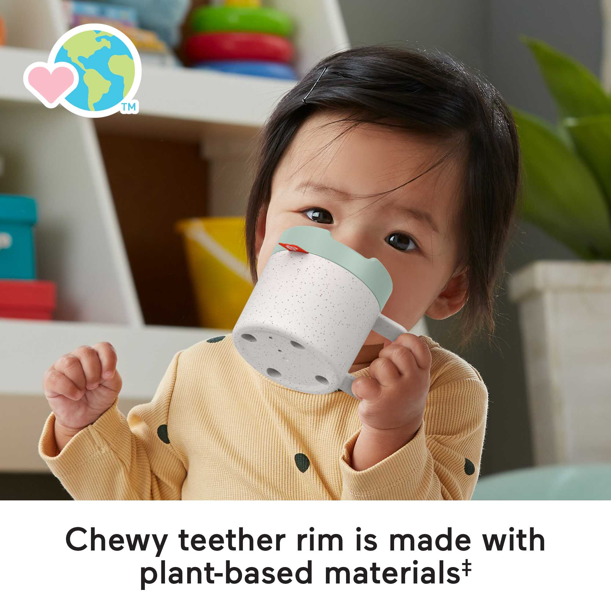 Fisher-Price Rattle A-Latte Coffee Cup Teether - Image 3