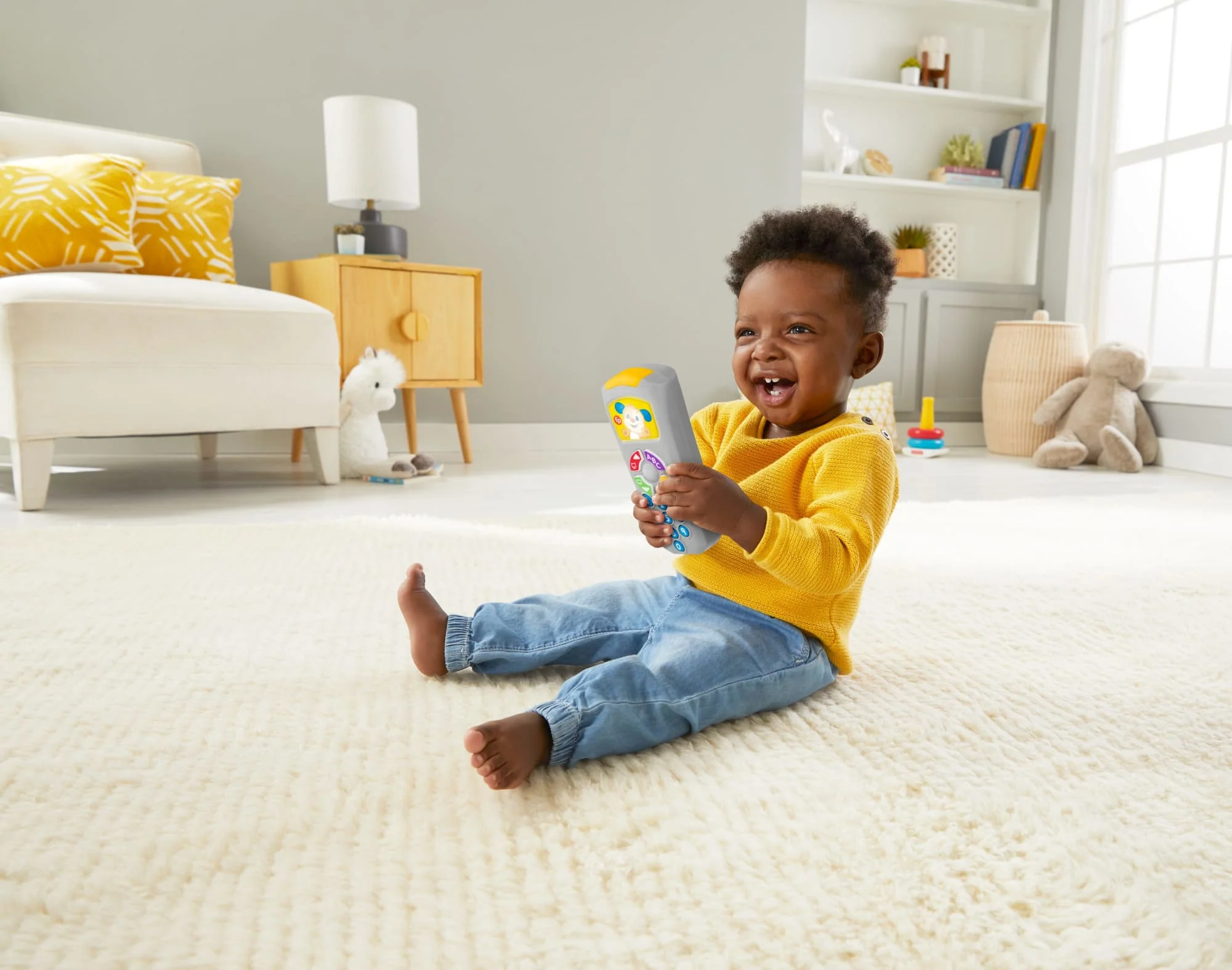 Fisher-Price Ridi & Impara Giocattolo Smart Stages Per L'Apprendimento Dei Neonati, Finto Tablet Interattivo, Versione Italiana, Colori Che Possono Variare - Image 2