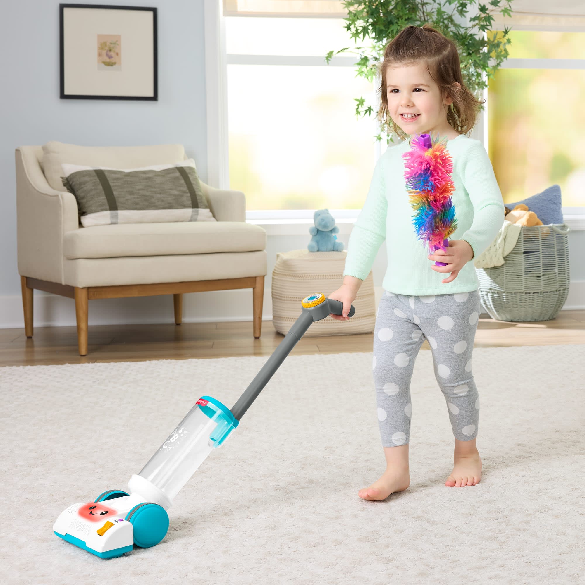 Fisher-Price-Rires Et Éveil-Aspirateur 2-En-1 Rires Et Éveil - Image 3