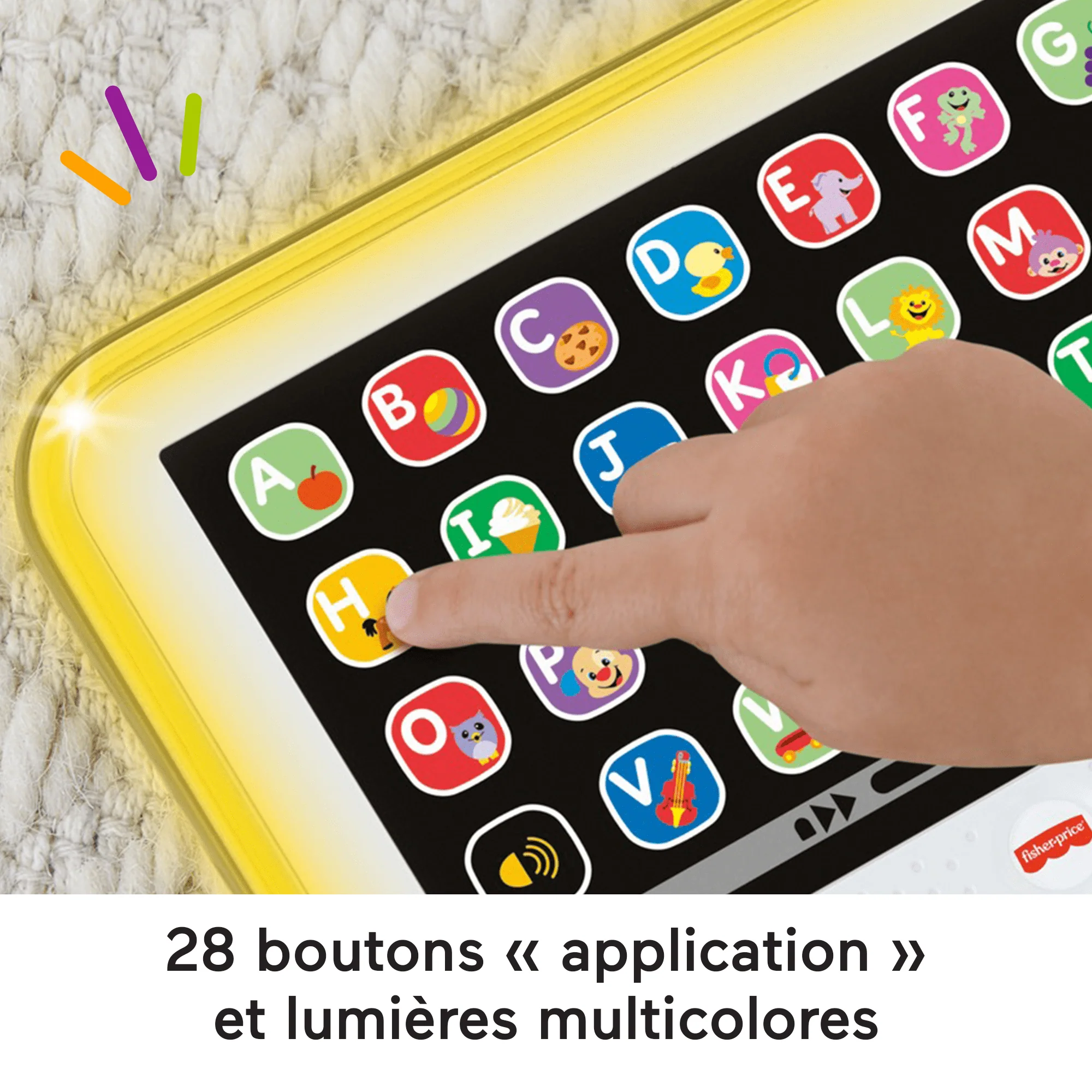 Fisher-Price - Rires & Éveil - Ma Tablette Puppy Pour Un Éveil Progressif - Jouet D'Eveil - 12 Mois Et + - Image 4