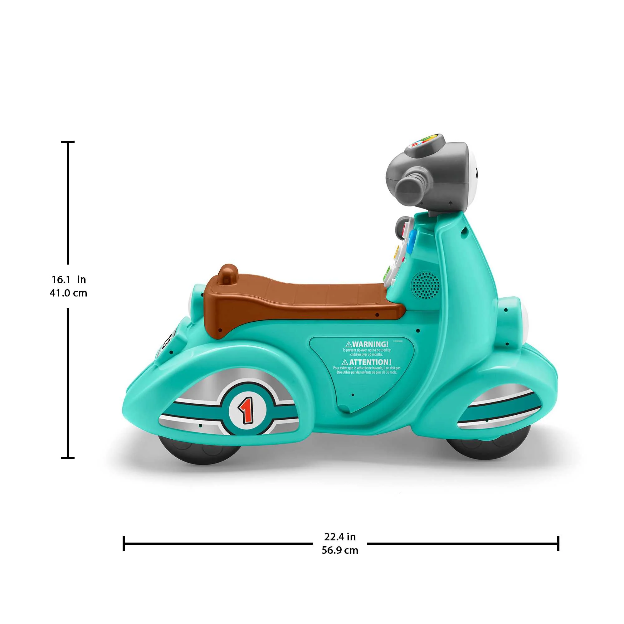 Fisher-Price-Scooter Éveil Progressif-Porteur Version Multilingue - Image 7