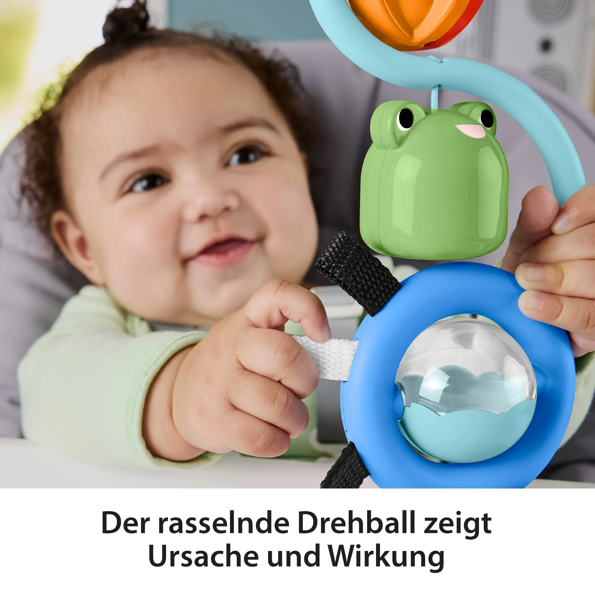 Fisher-Price Sensorisches Hochstuhlspielzeug Mit Geräuschen, Tischaktivität Für Babys Ab 3 Monaten - Image 4