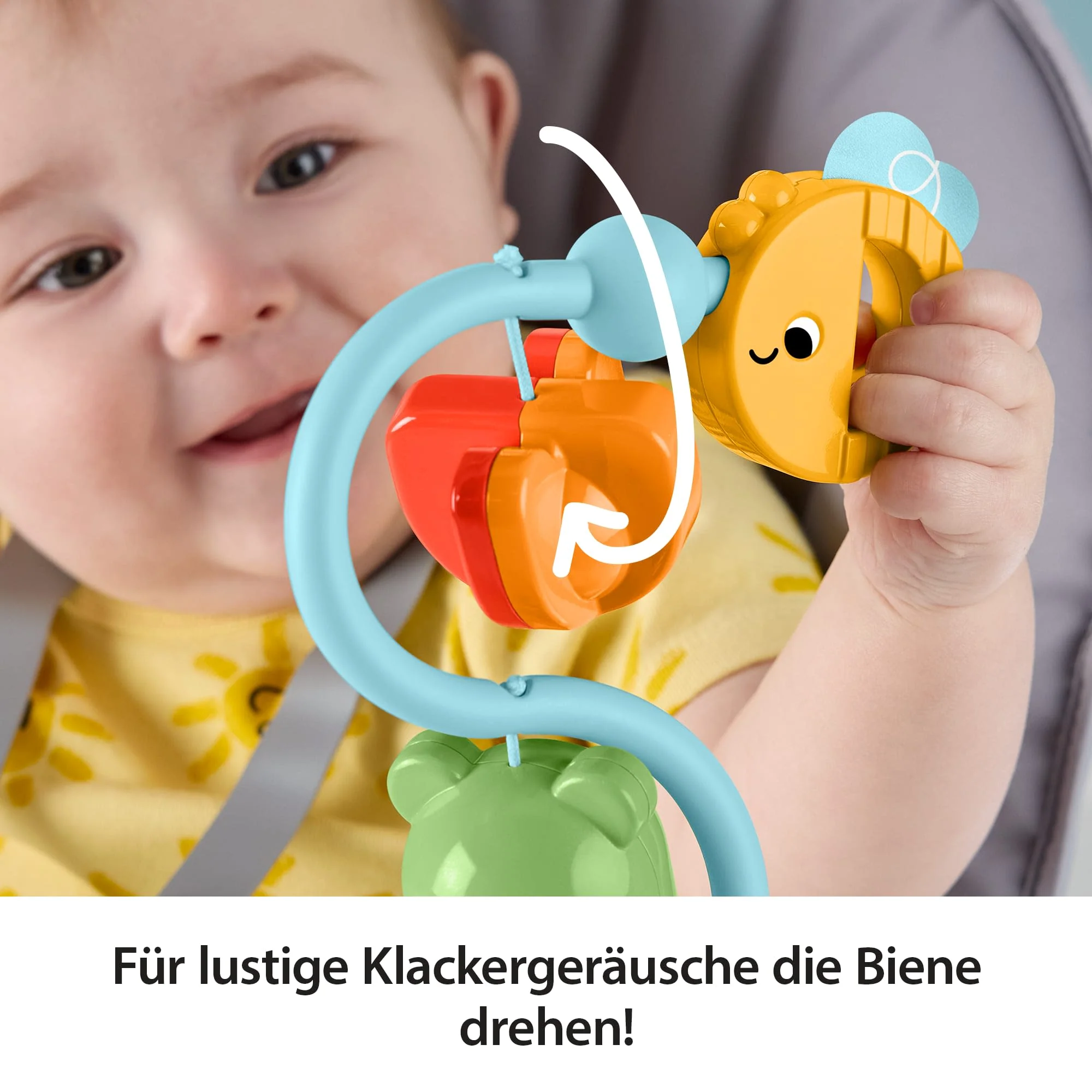 Fisher-Price Sensorisches Hochstuhlspielzeug Mit Geräuschen, Tischaktivität Für Babys Ab 3 Monaten - Image 5