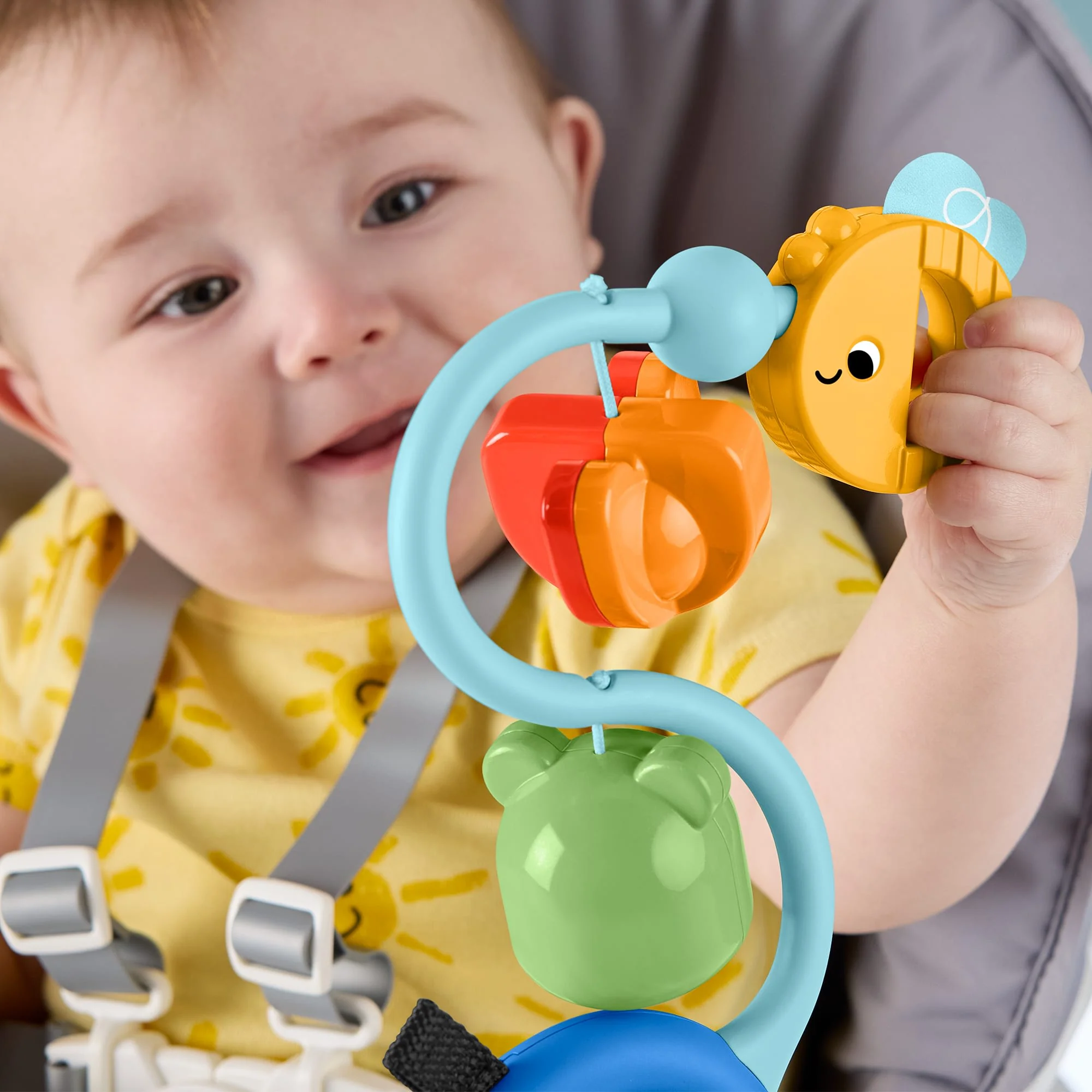 Fisher-Price Sensory Sounds High Chair Toy, Tray Activity For Baby Ages 3+ Months - Image 5