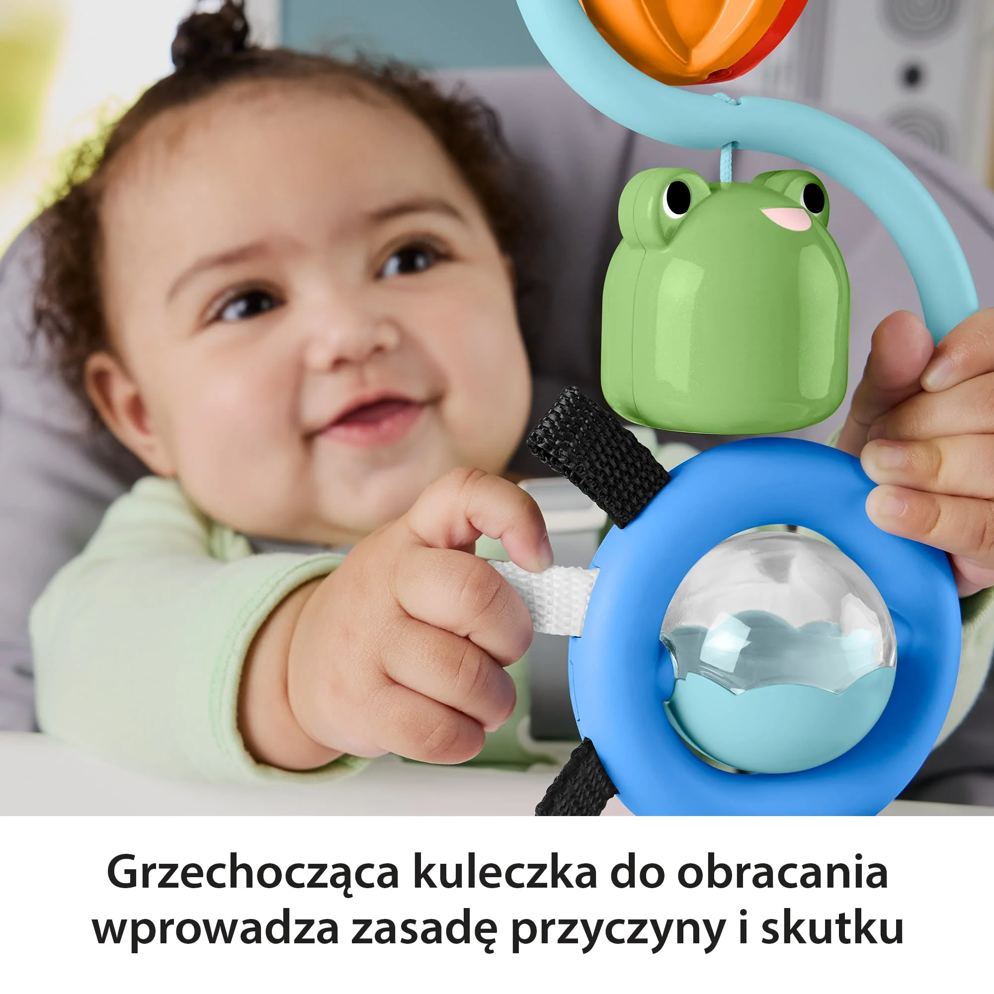 Fisher-Price Sensoryczna zabawka z przyssawką – Wesołe odgłosy Aktywizująca zabawka dla niemowląt 3 mies.+ - Image 4