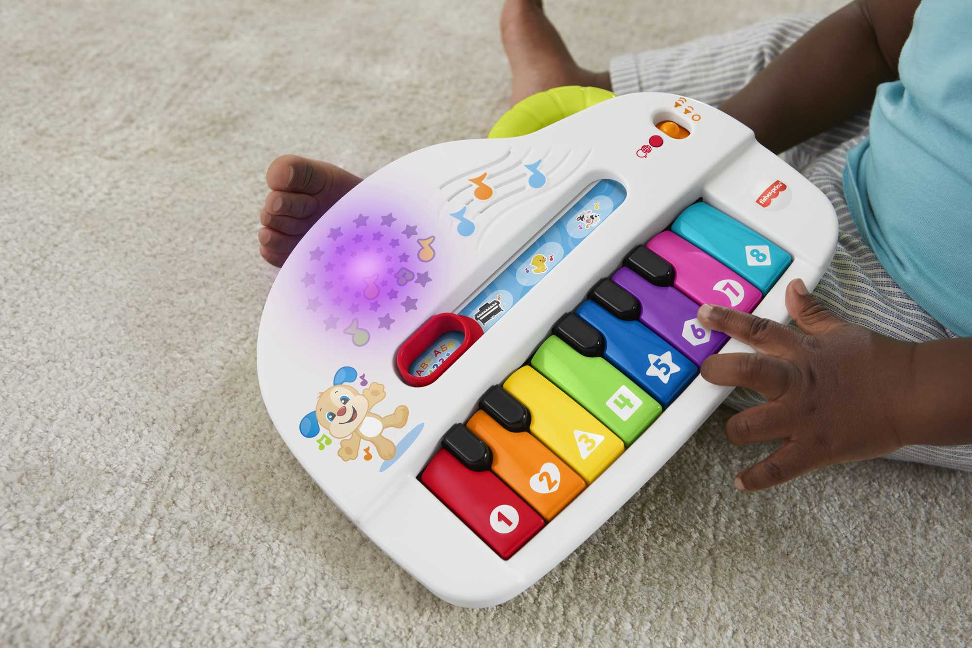 Fisher-Price Silly Sounds Light-Up Piano Toy - French Edition - Image 4