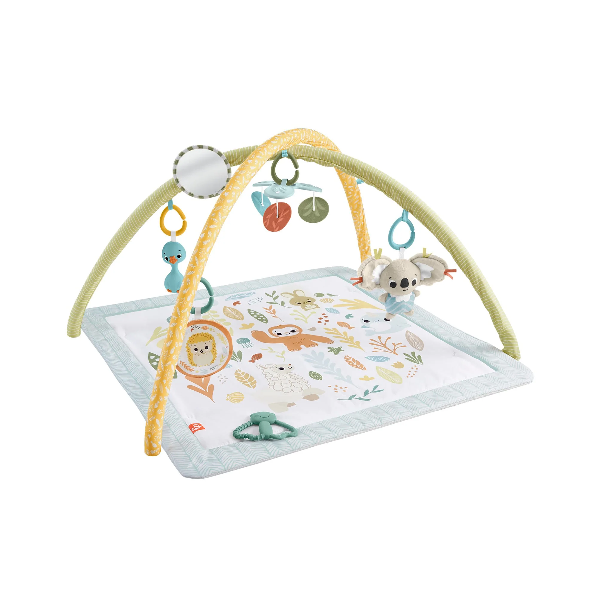 Fisher-Price Simply Senses Gym Voor Baby'S Activiteitenmat Met 6 Zintuiglijke Speeltjes - Image 7