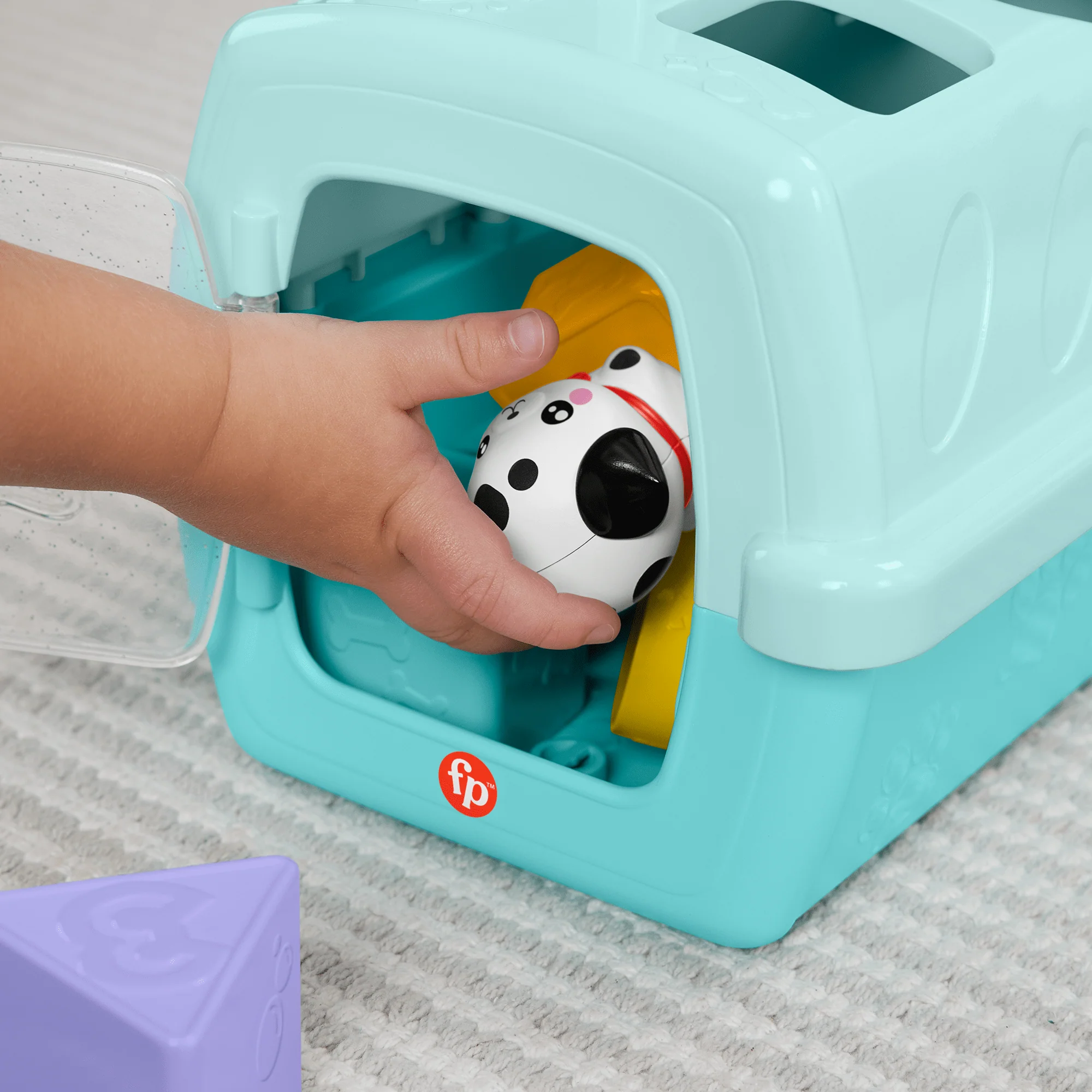 Fisher-Price Şirin DOStlar Hayvan DOStlarımın Çantası, Bebekler Ve Yürüme Çağındaki Çocuklar Için Şekil Eşleştirme Oyuncağı, 8 Blok - Image 4