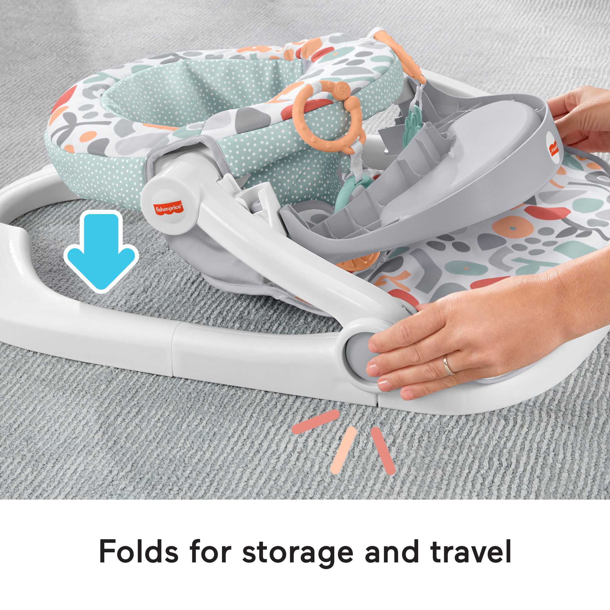 Fisher-Price Sit-Me-Up Floor Seat With Tray - Image 4