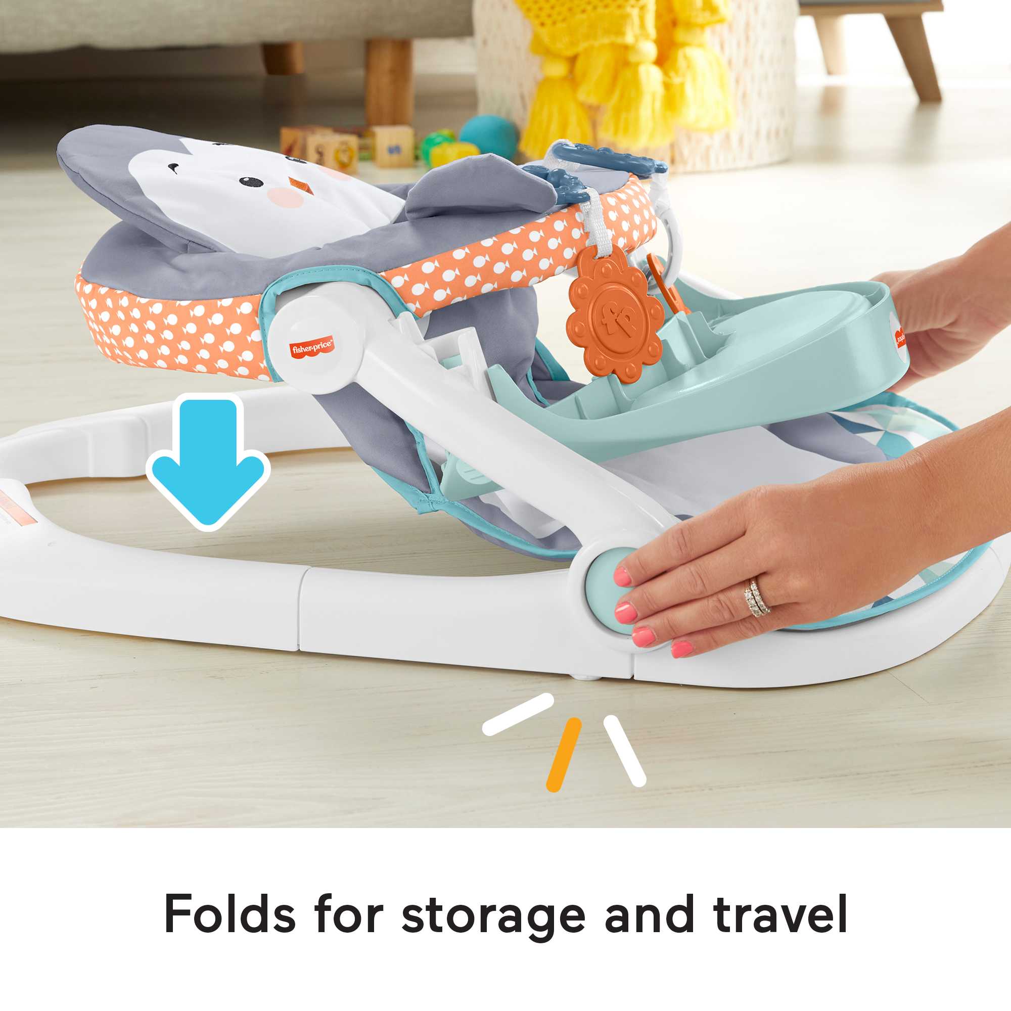Fisher-Price Sit-Me-Up Floor Seat With Tray - Image 4